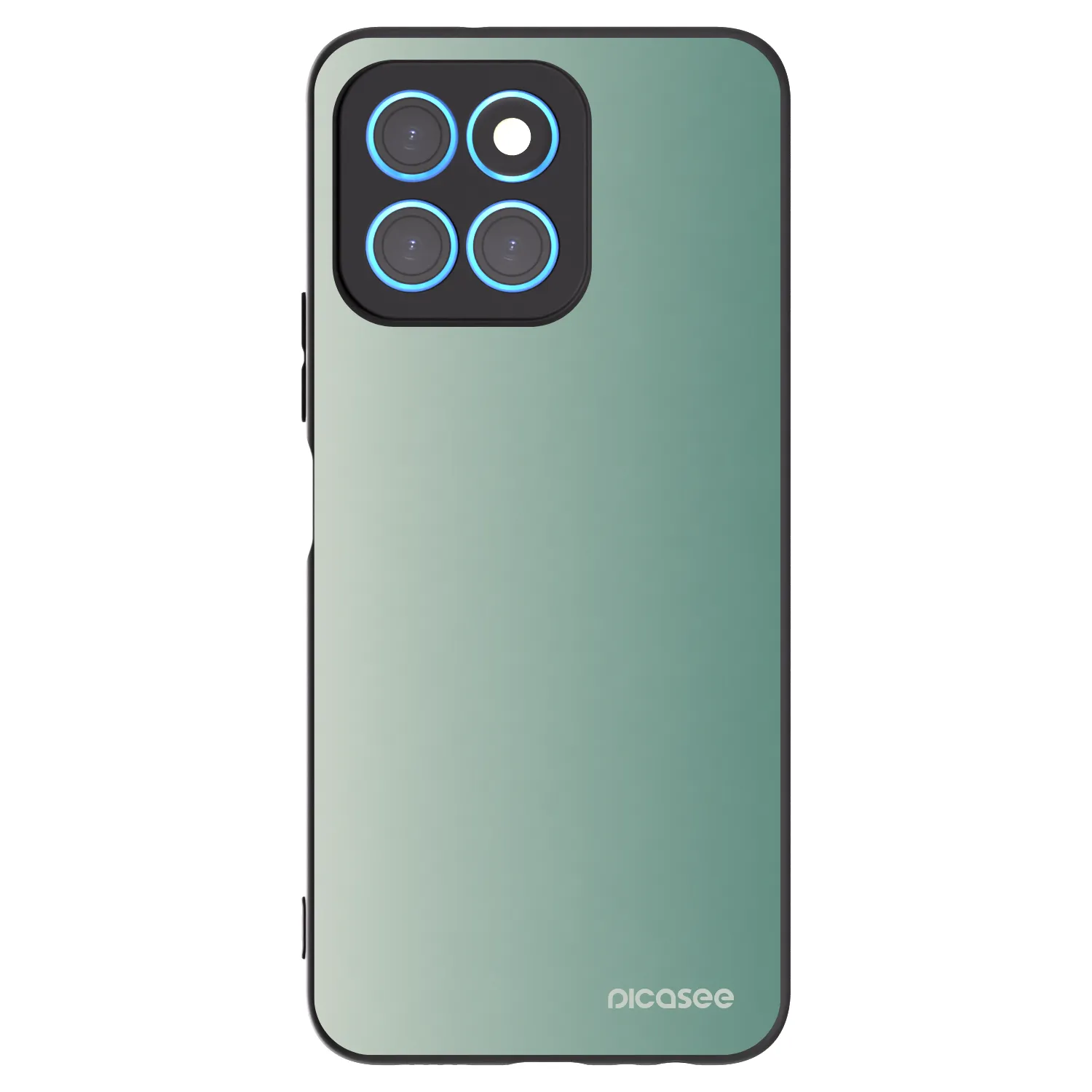 Picasee silikónový čierny obal pre Honor X8 5G - Misty Sage