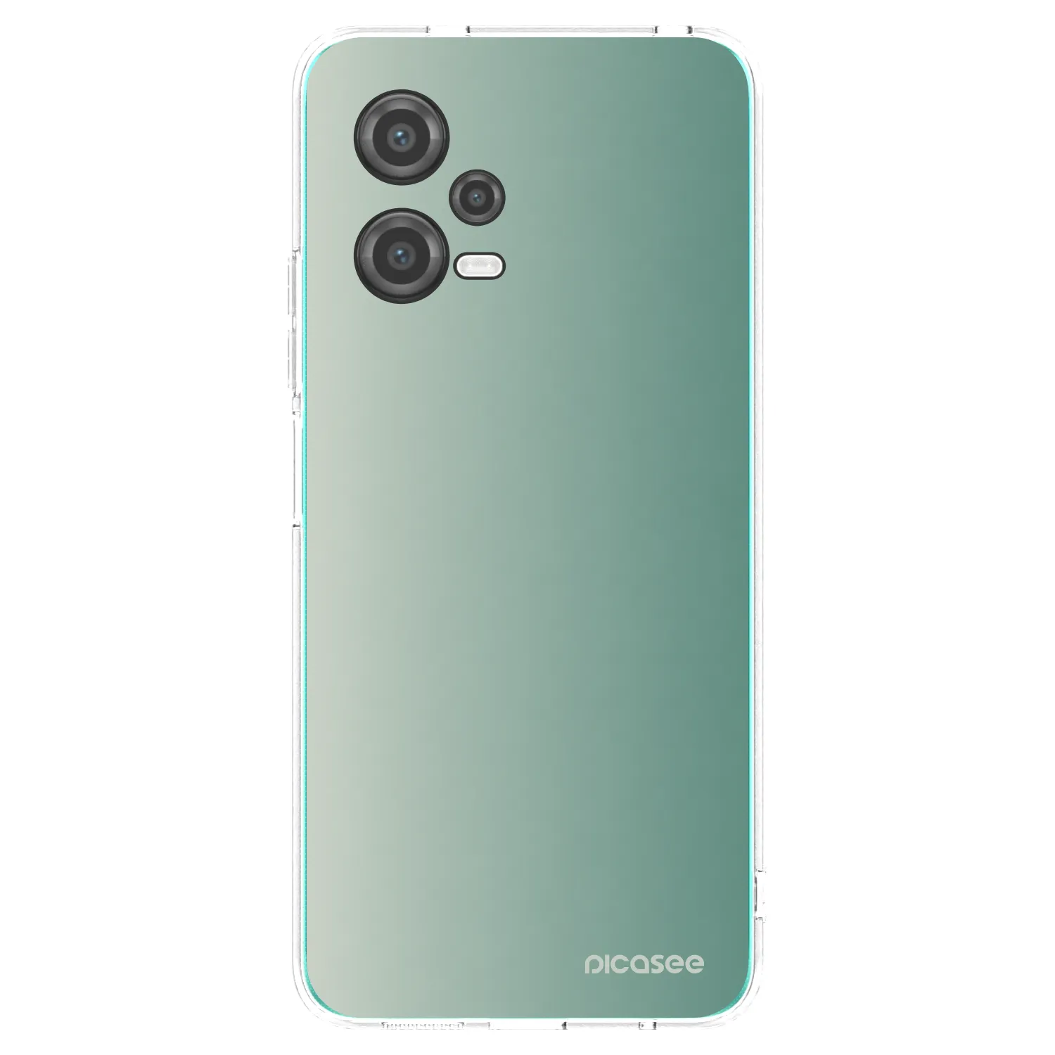 Picasee silikónový prehľadný obal pre Xiaomi Poco X5 - Misty Sage