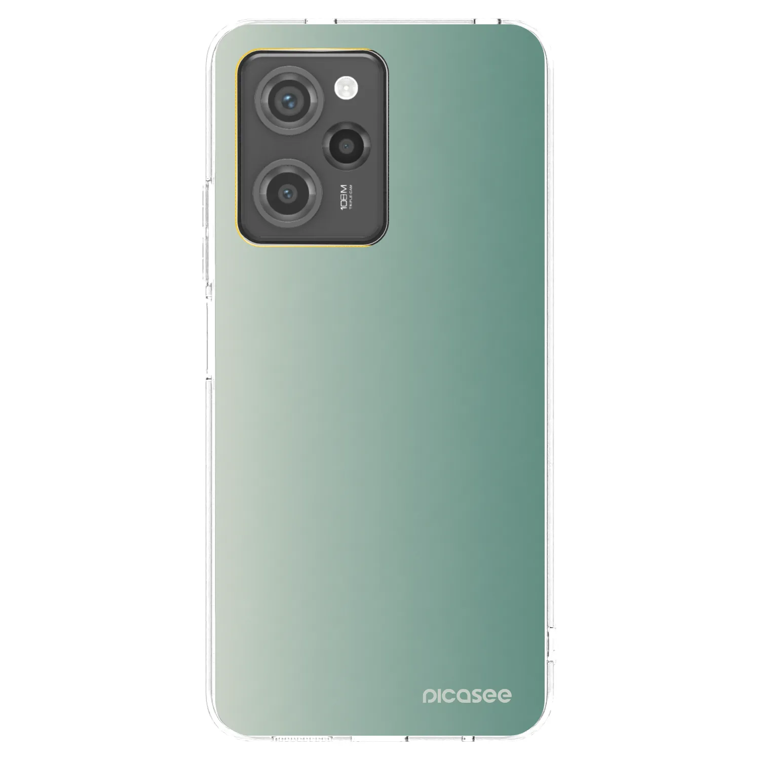 Picasee silikónový čierny obal pre Xiaomi Poco X5 Pro - Misty Sage