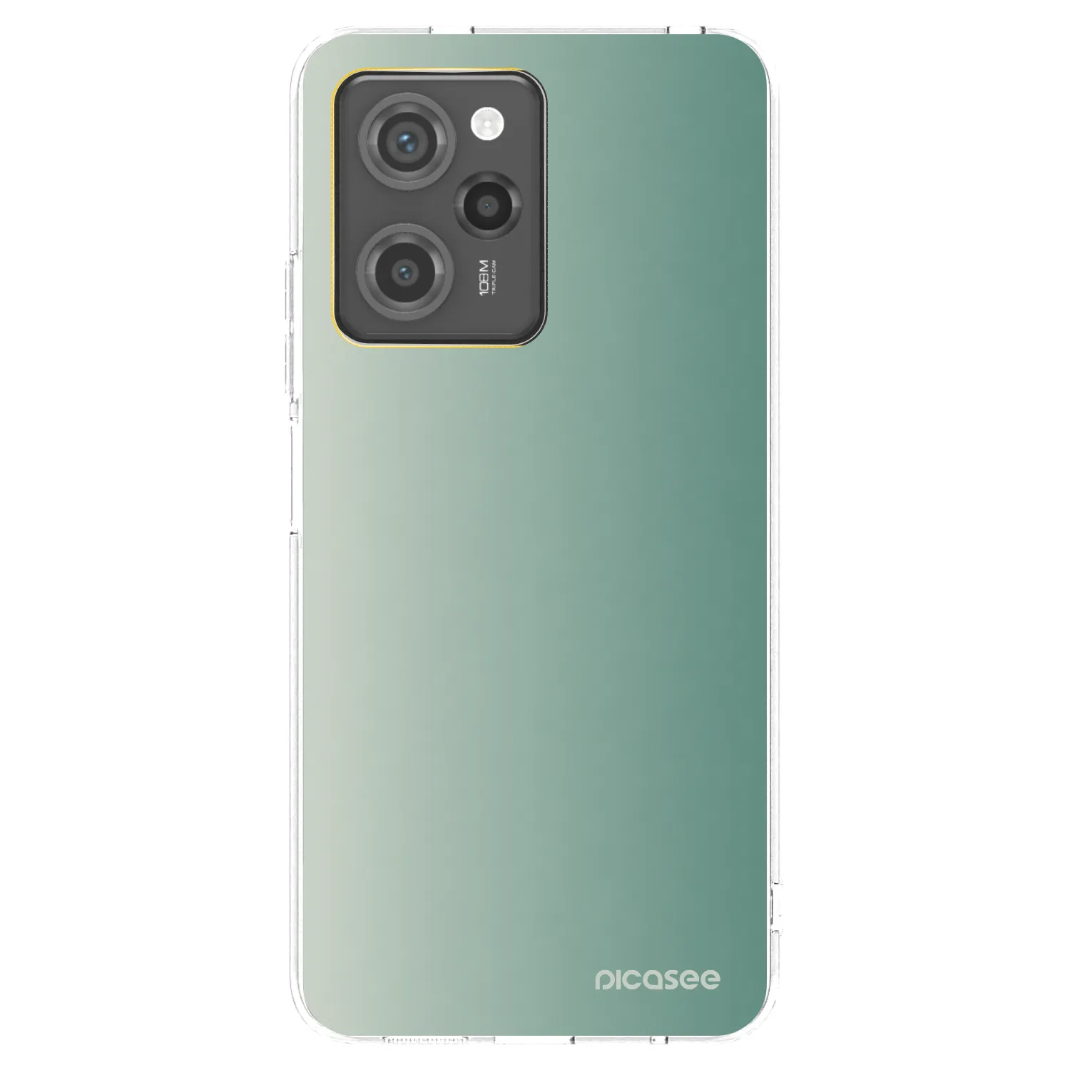 Picasee silikónový prehľadný obal pre Xiaomi Poco X5 Pro - Misty Sage