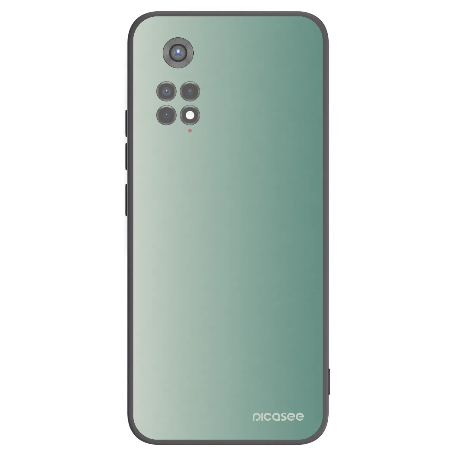 Picasee silikónový čierny obal pre Xiaomi Redmi Note 11S 5G - Misty Sage
