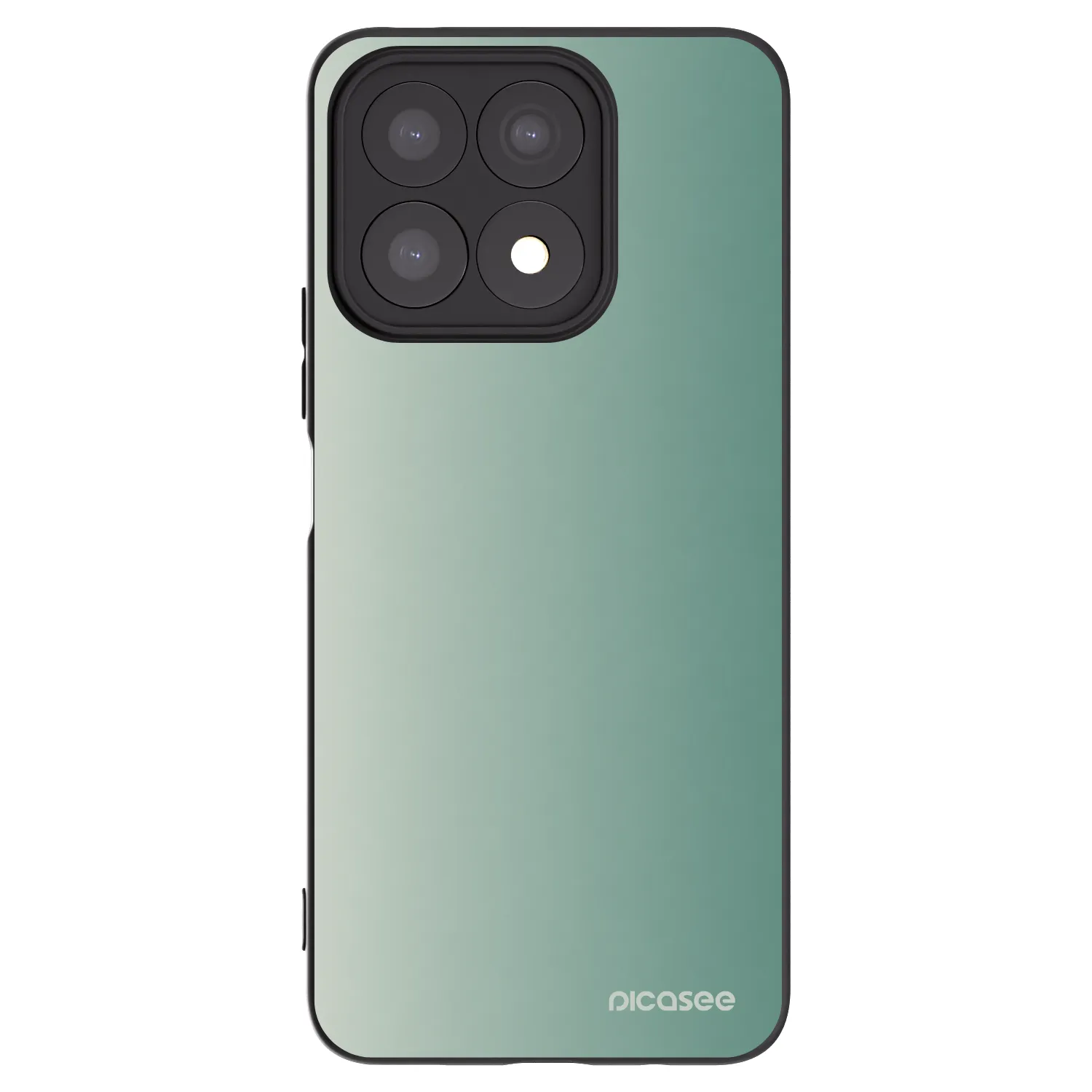 Picasee silikónový čierny obal pre Honor X8a - Misty Sage