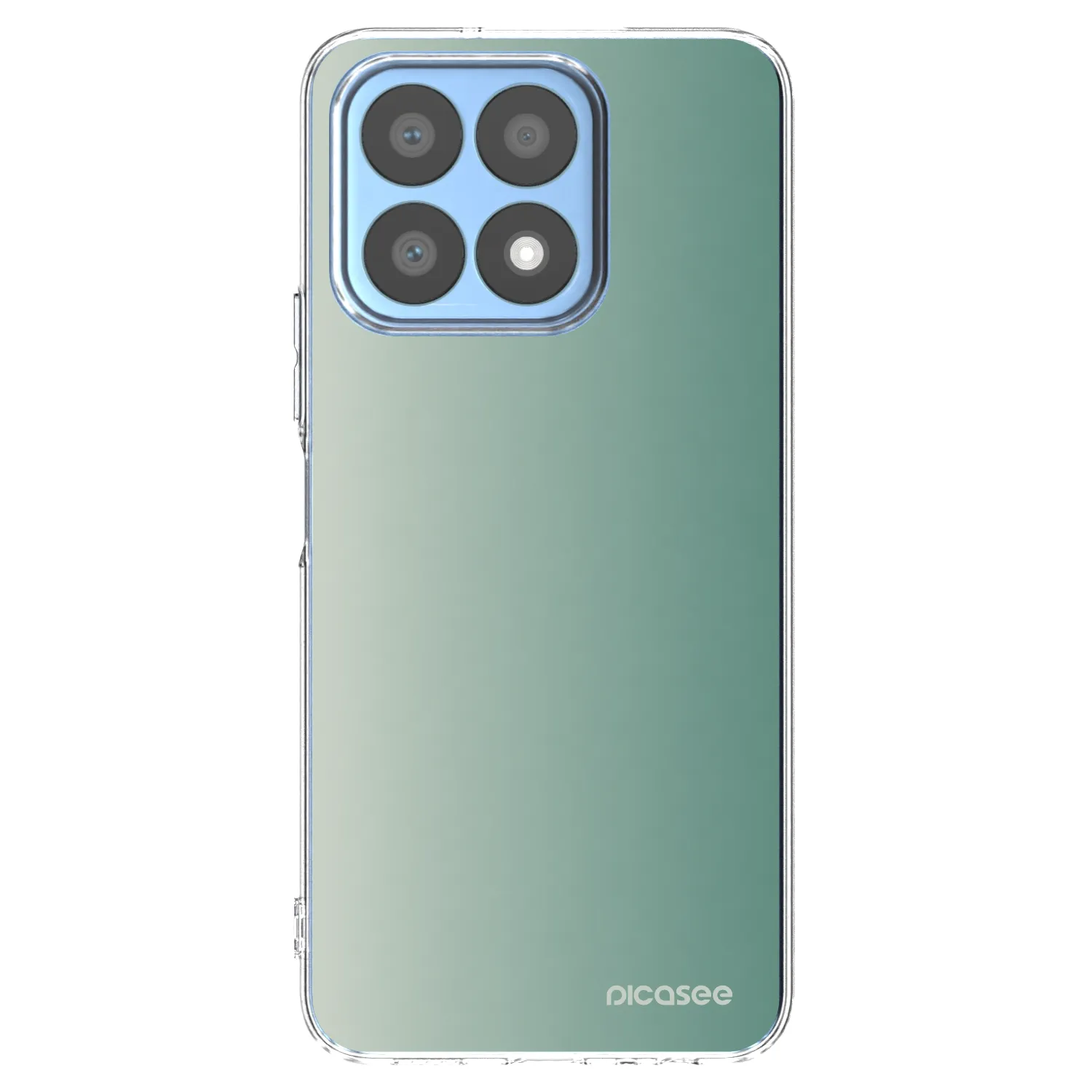 Picasee silikónový prehľadný obal pre Honor X8a - Misty Sage
