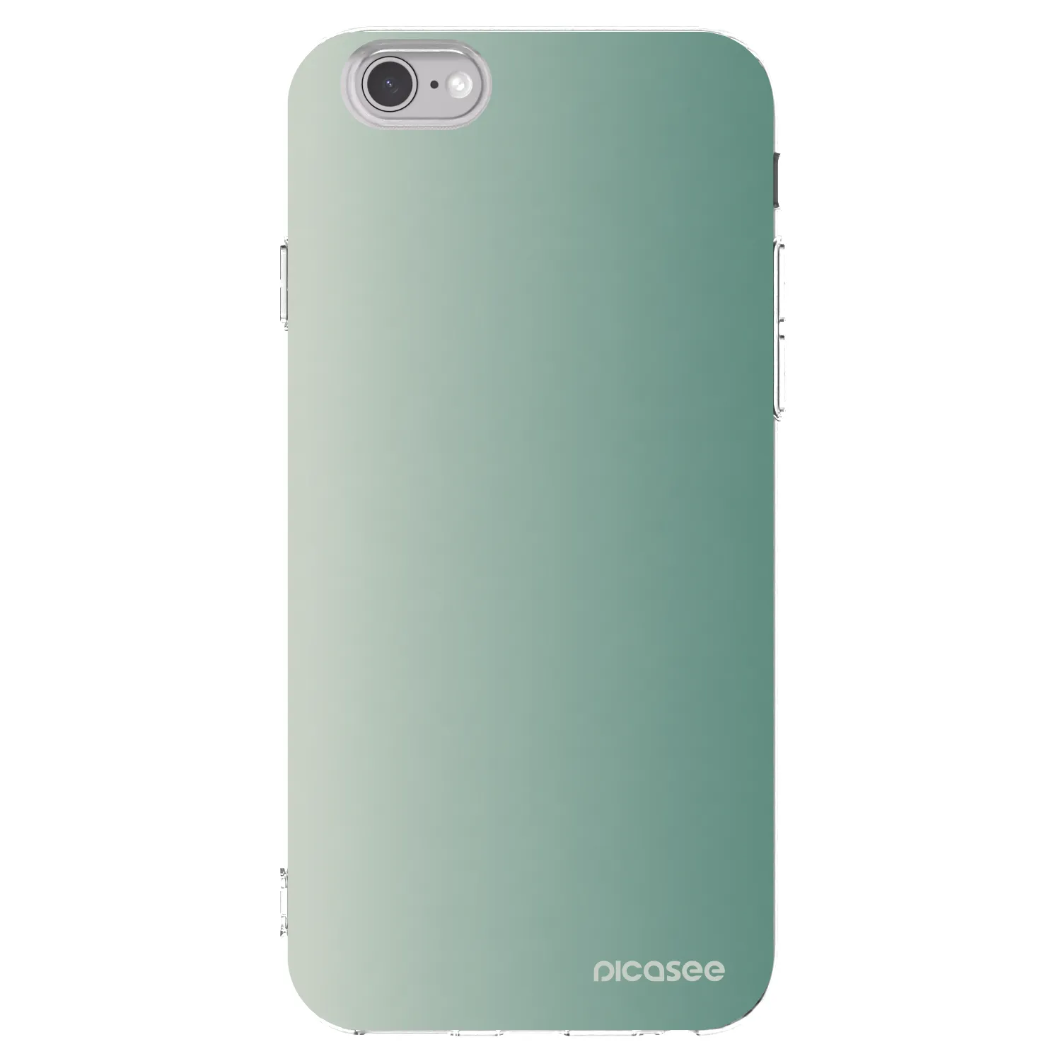 Picasee silikónový prehľadný obal pre Apple iPhone 6/6S - Misty Sage