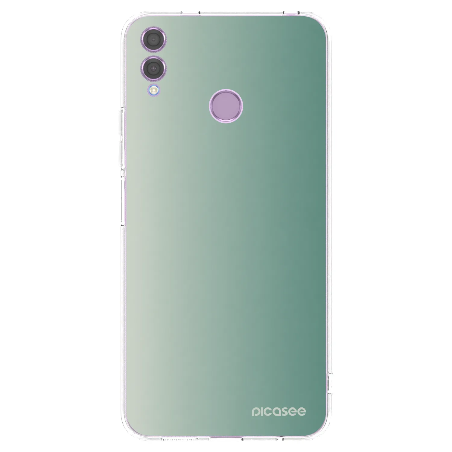 Picasee silikónový prehľadný obal pre Honor 8X - Misty Sage