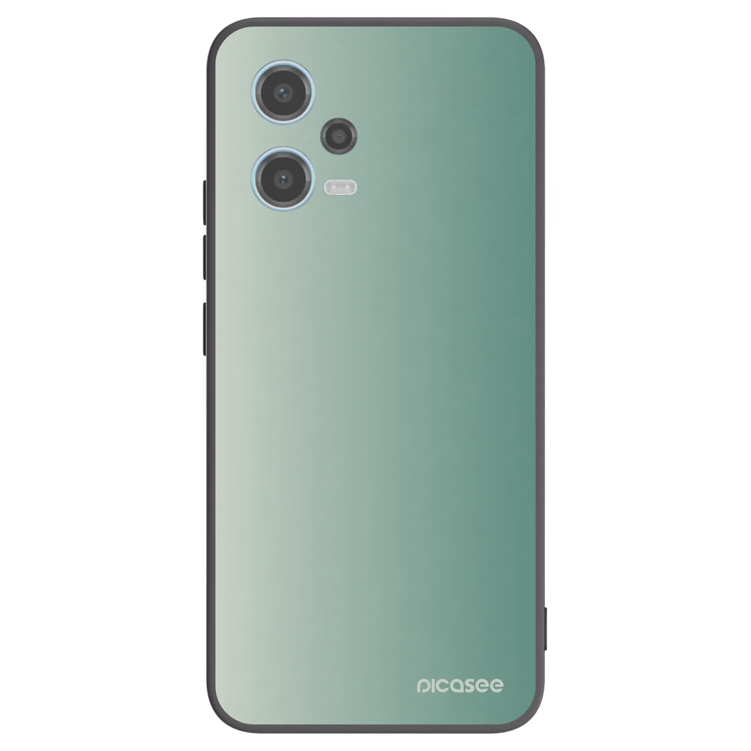 Picasee silikónový čierny obal pre Xiaomi Redmi Note 12 5G - Misty Sage