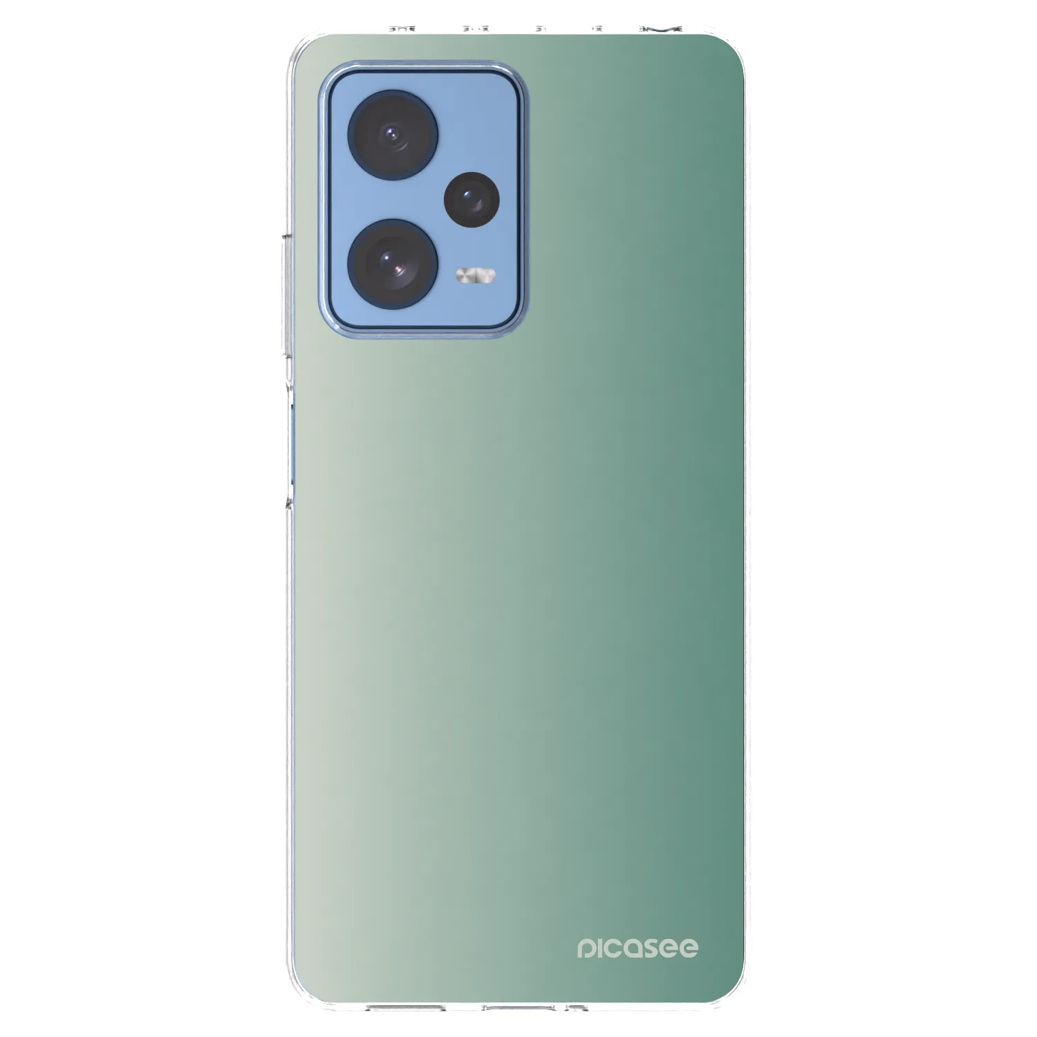 Picasee silikónový prehľadný obal pre Xiaomi Redmi Note 12 Pro 5G - Misty Sage