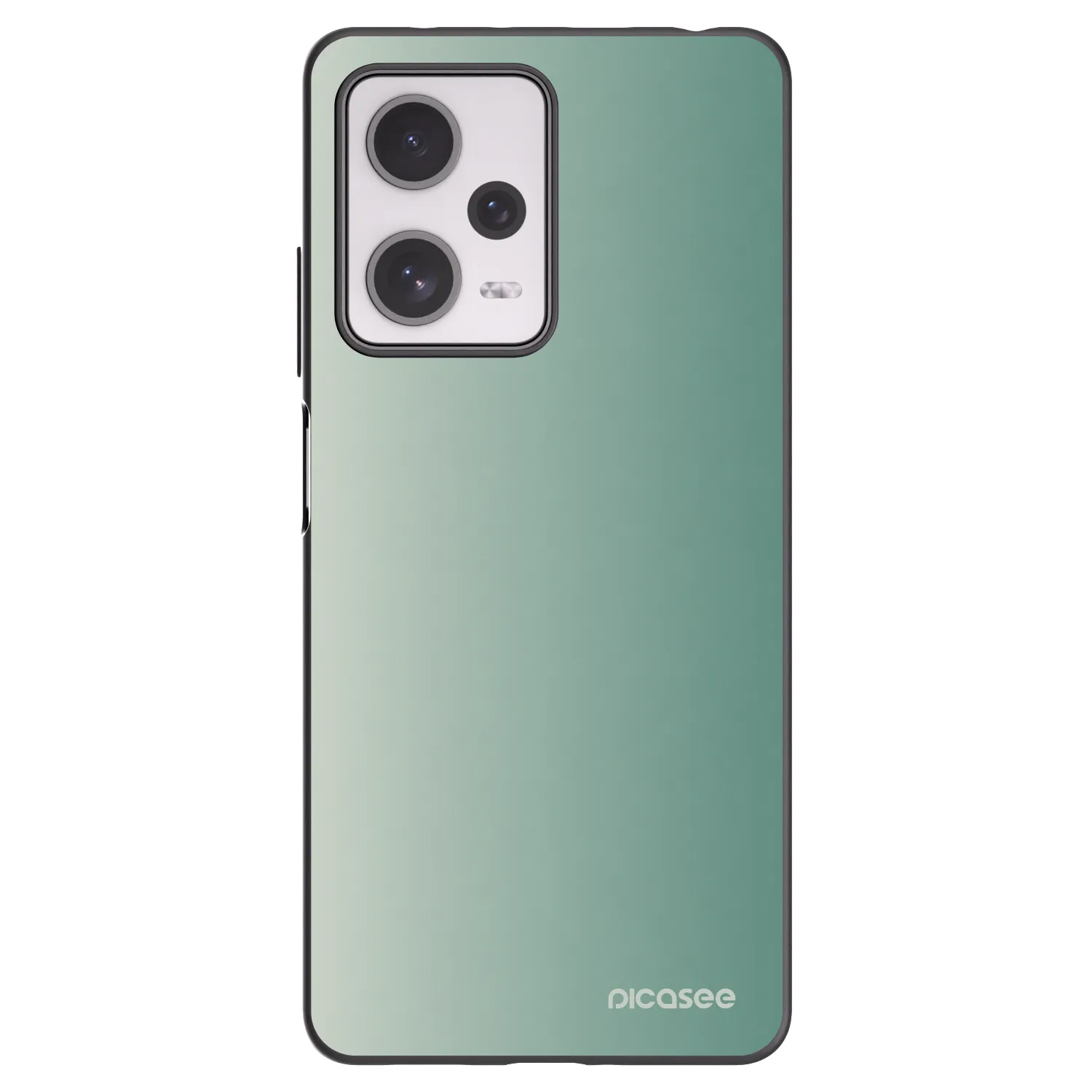 Picasee silikónový čierny obal pre Xiaomi Redmi Note 12 Pro+ 5G - Misty Sage