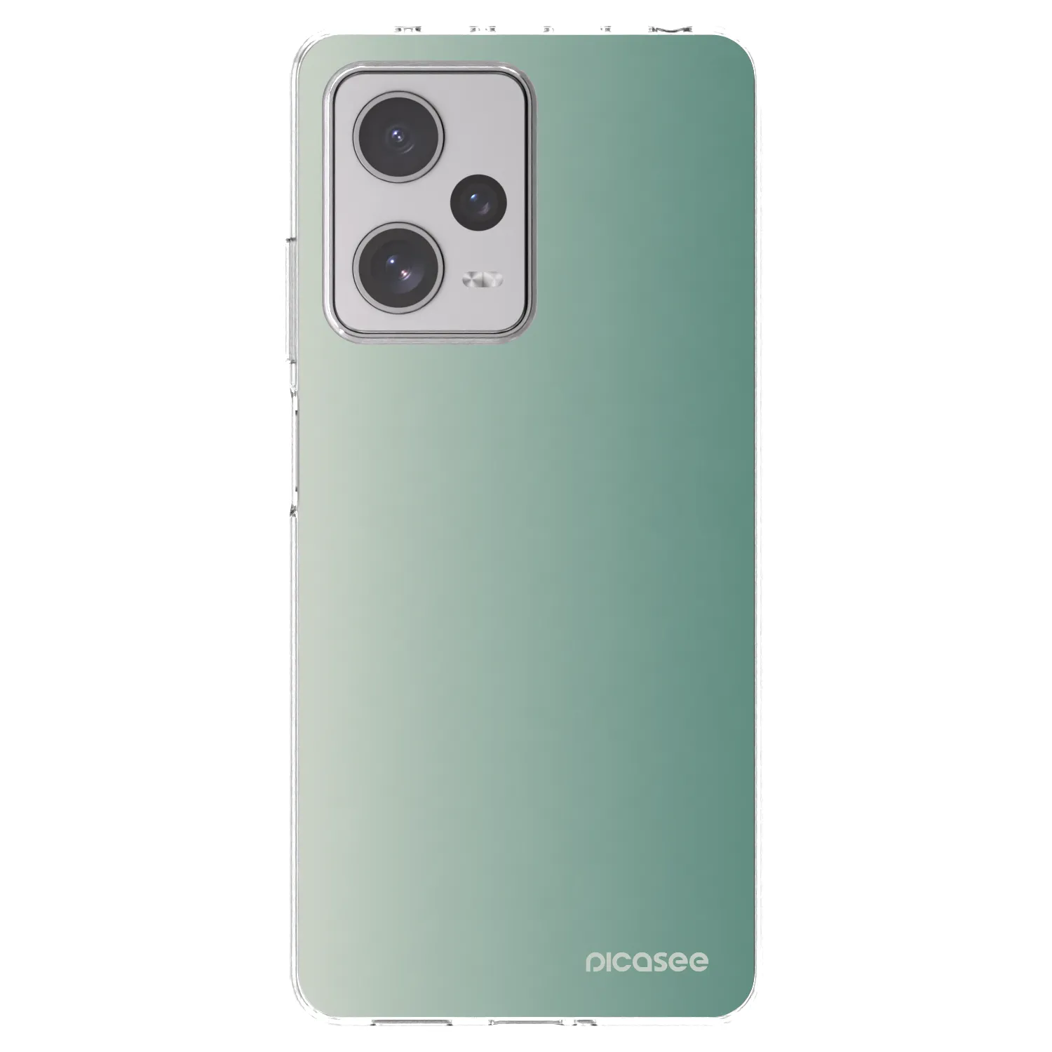 Picasee silikónový prehľadný obal pre Xiaomi Redmi Note 12 Pro+ 5G - Misty Sage
