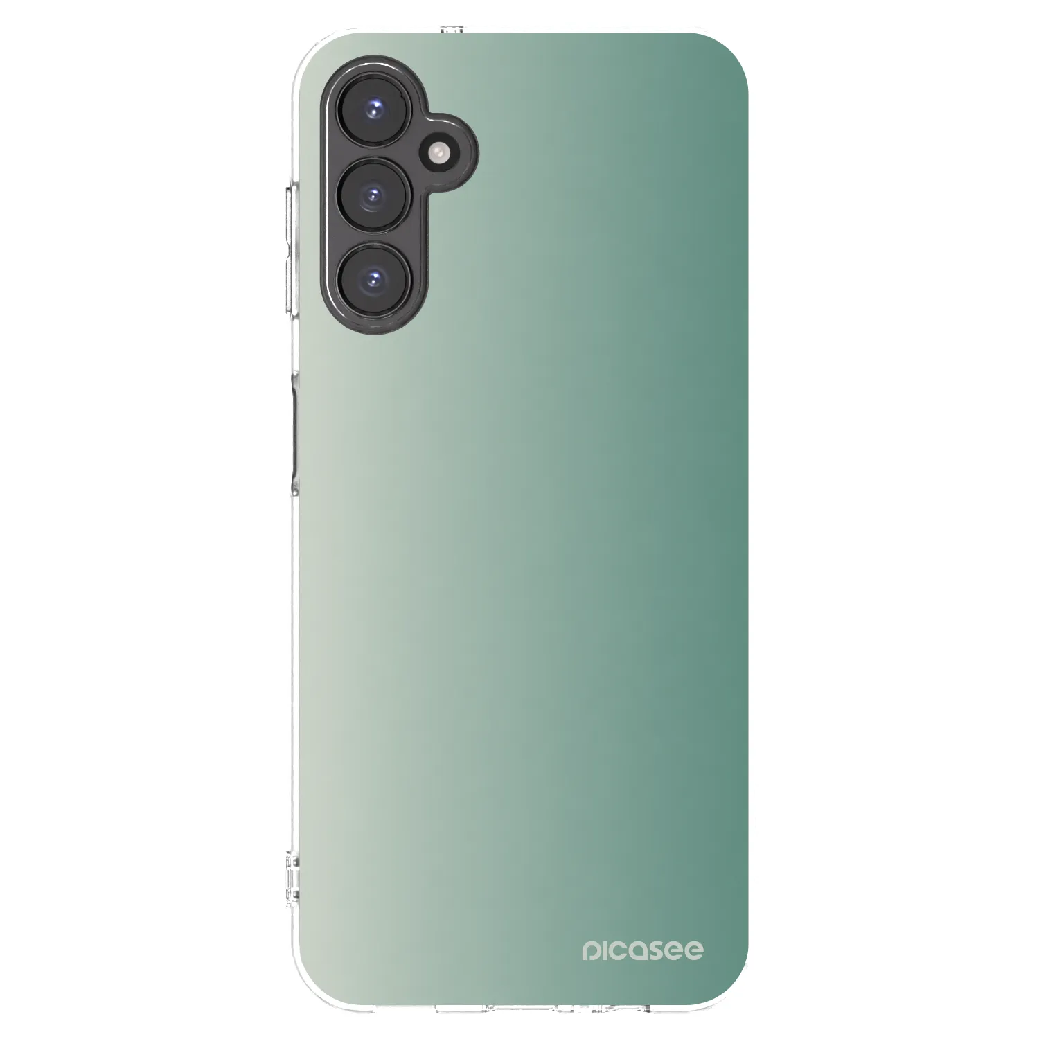 Picasee silikónový prehľadný obal pre Samsung Galaxy A14 4G A145R - Misty Sage