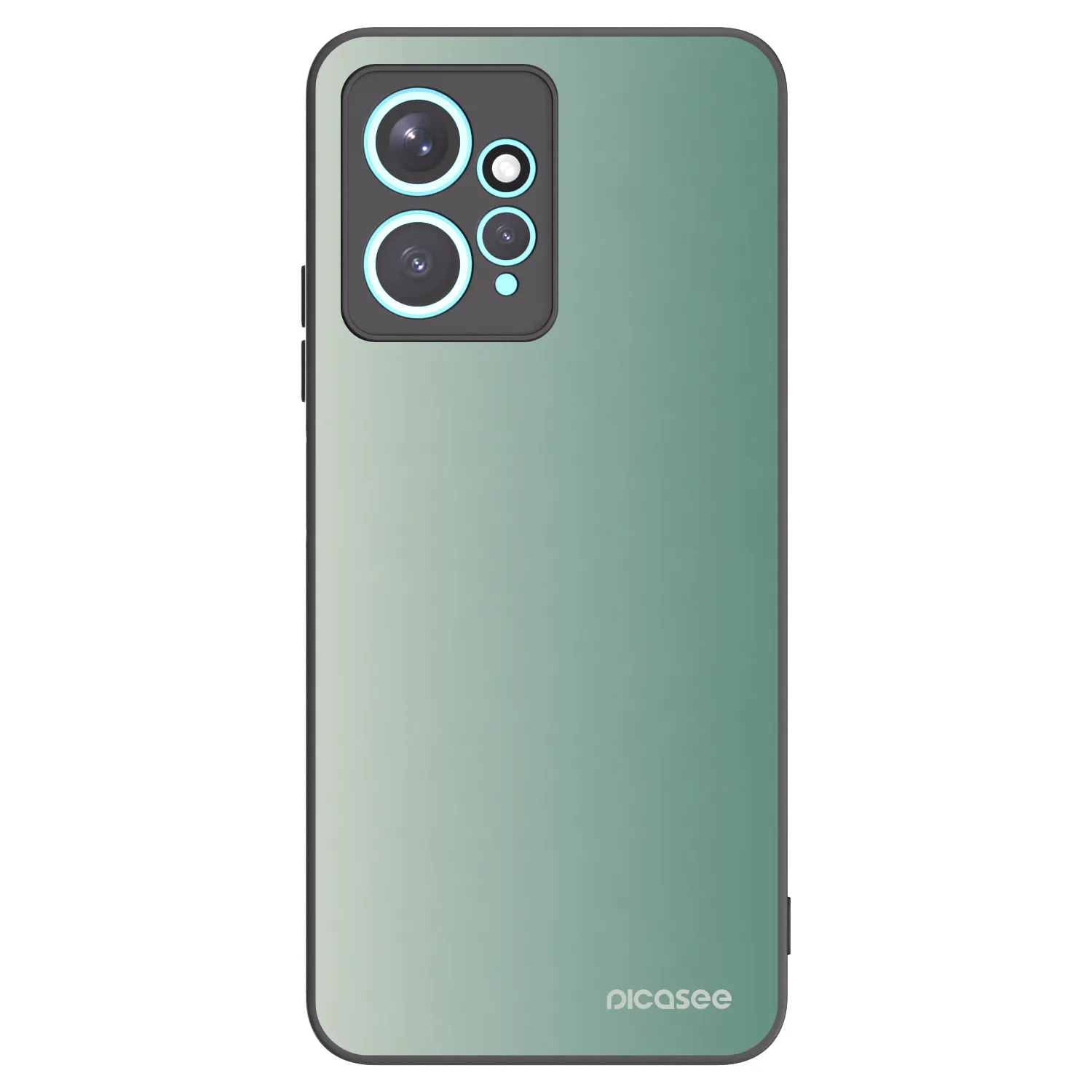 Picasee silikónový čierny obal pre Xiaomi Redmi Note 12 4G - Misty Sage