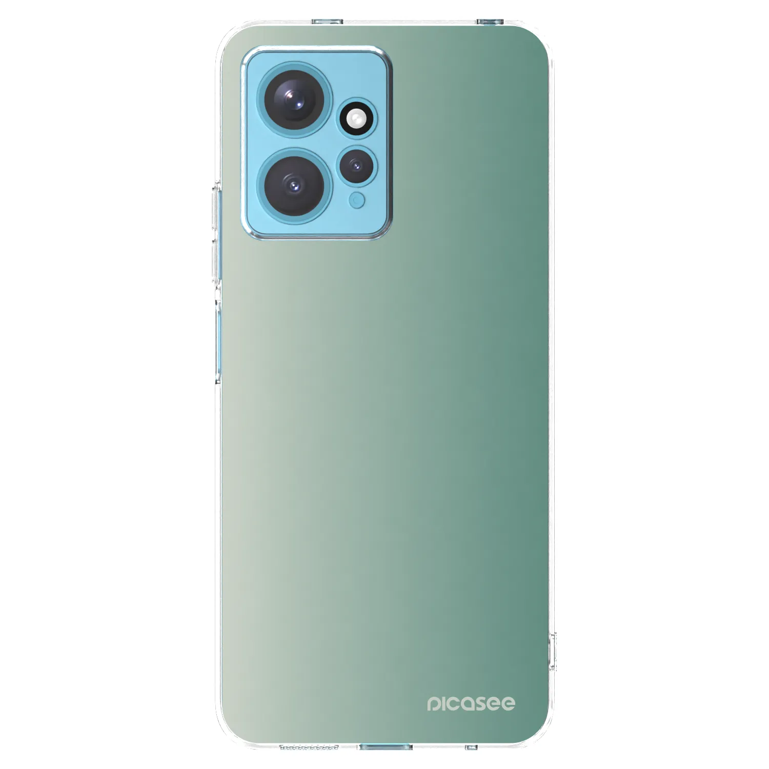 Picasee silikónový prehľadný obal pre Xiaomi Redmi Note 12 4G - Misty Sage