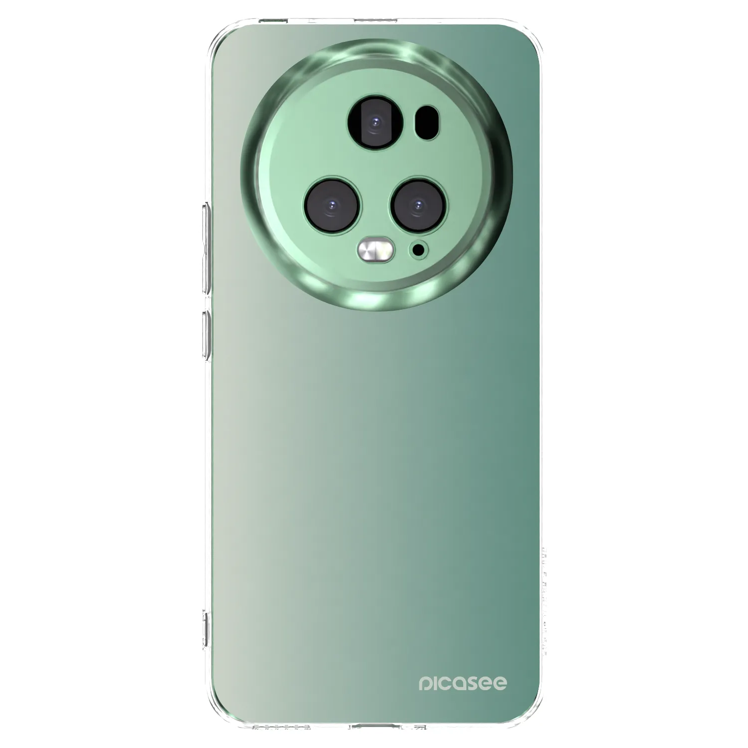 Picasee silikónový prehľadný obal pre Honor Magic5 Pro - Misty Sage