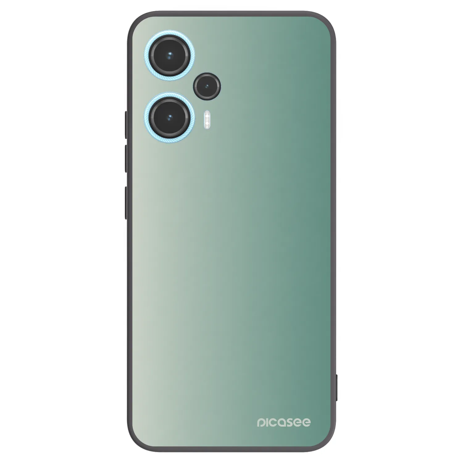 Picasee silikónový čierny obal pre Xiaomi Poco F5 - Misty Sage