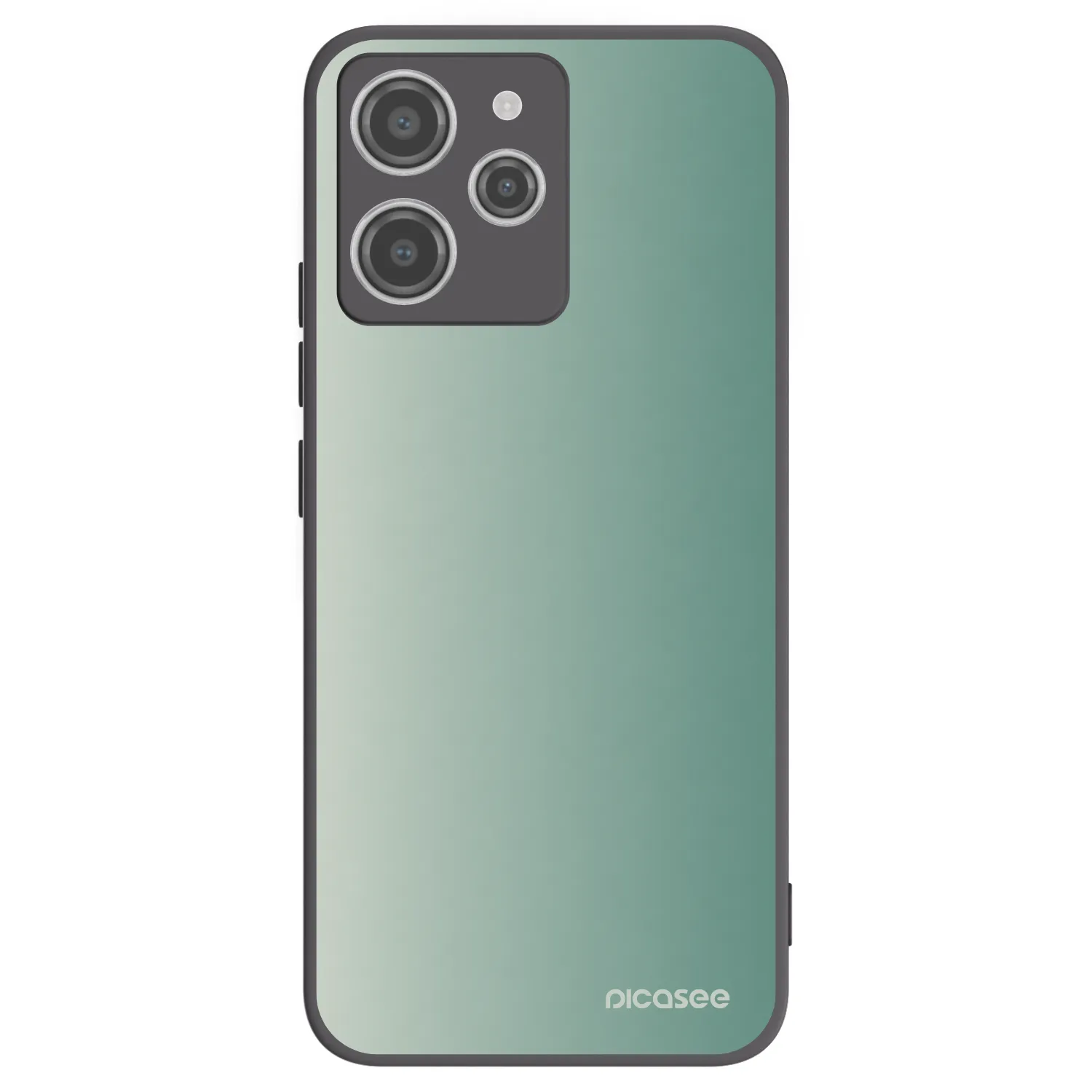Picasee silikónový čierny obal pre Xiaomi Redmi 12 4G - Misty Sage