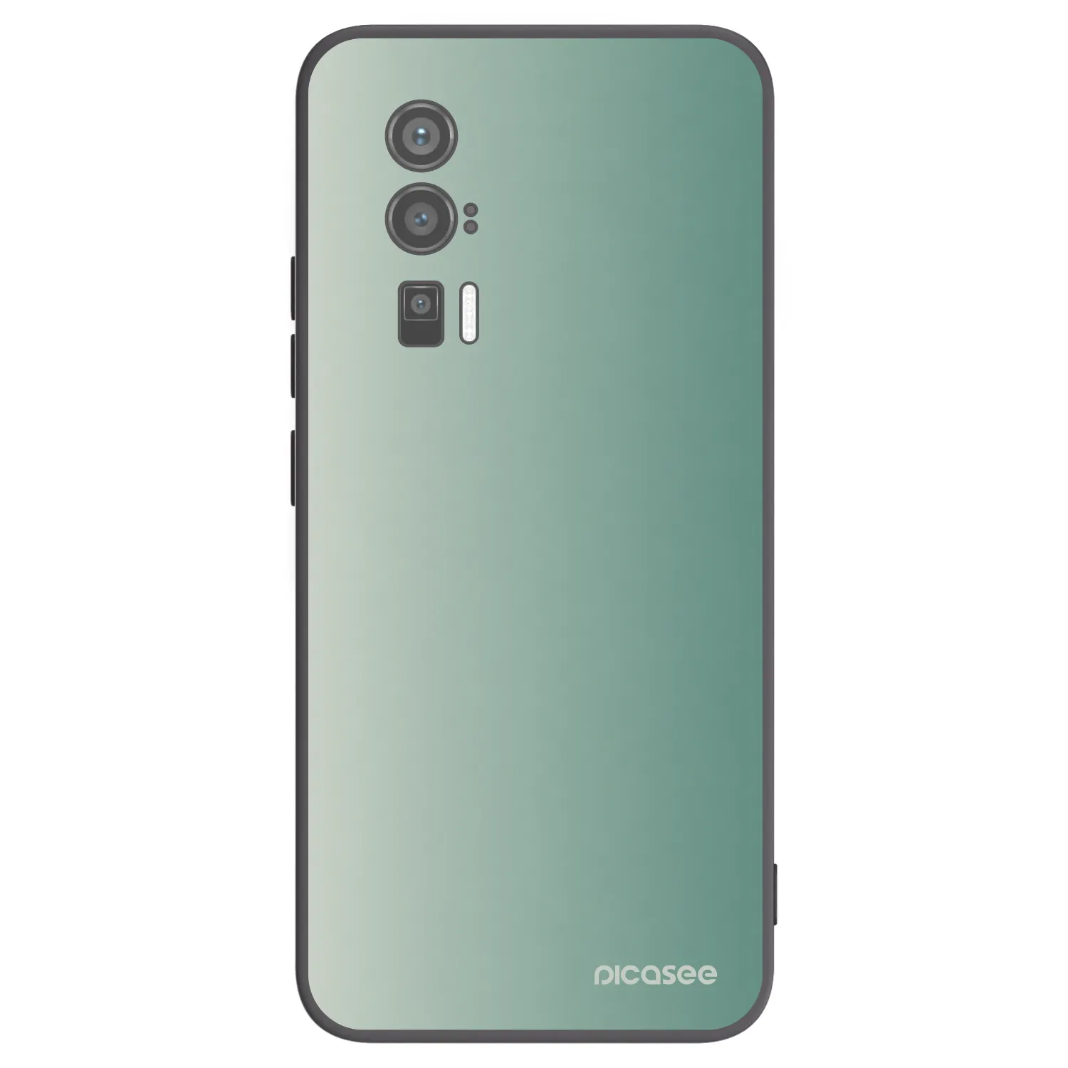 Picasee silikónový čierny obal pre Xiaomi Poco F5 Pro 5G - Misty Sage