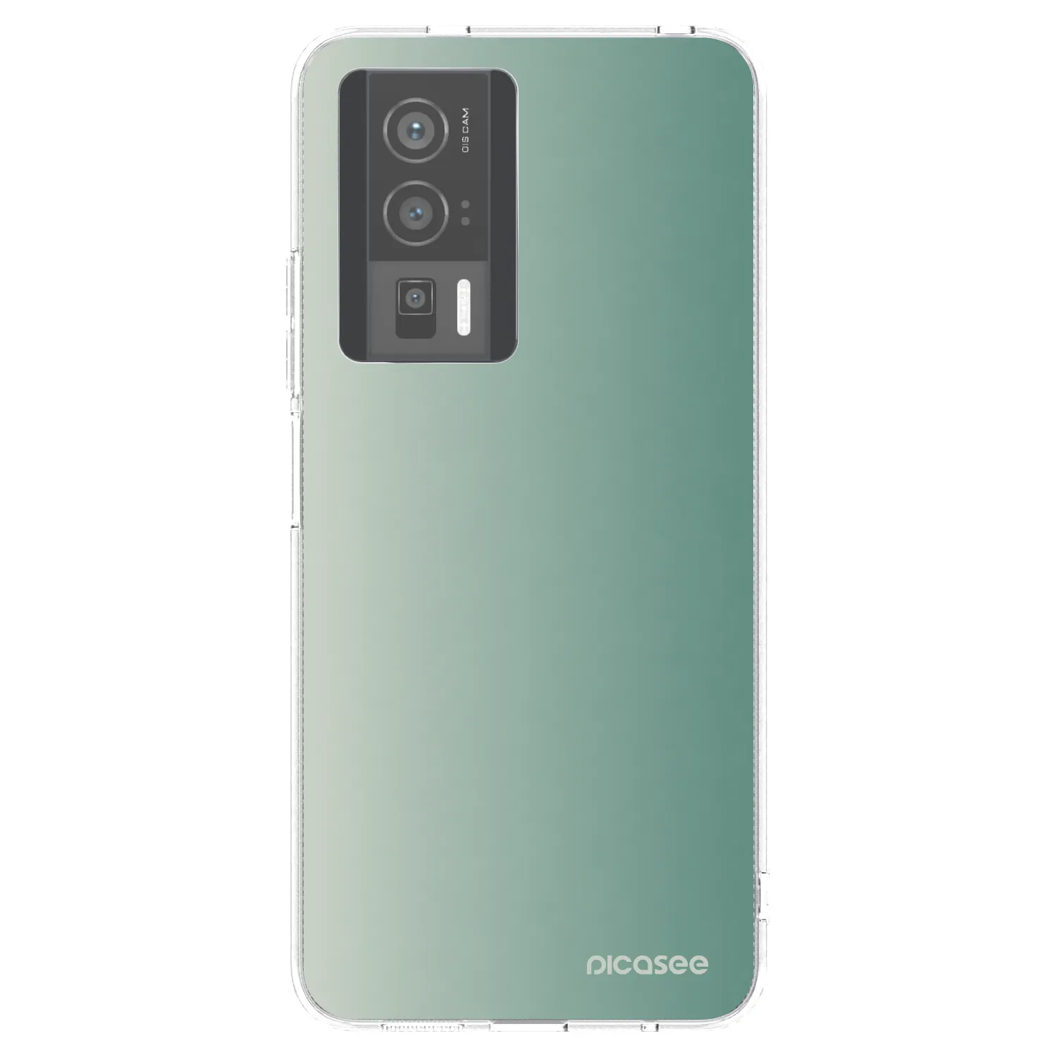 Picasee silikónový prehľadný obal pre Xiaomi Poco F5 Pro 5G - Misty Sage