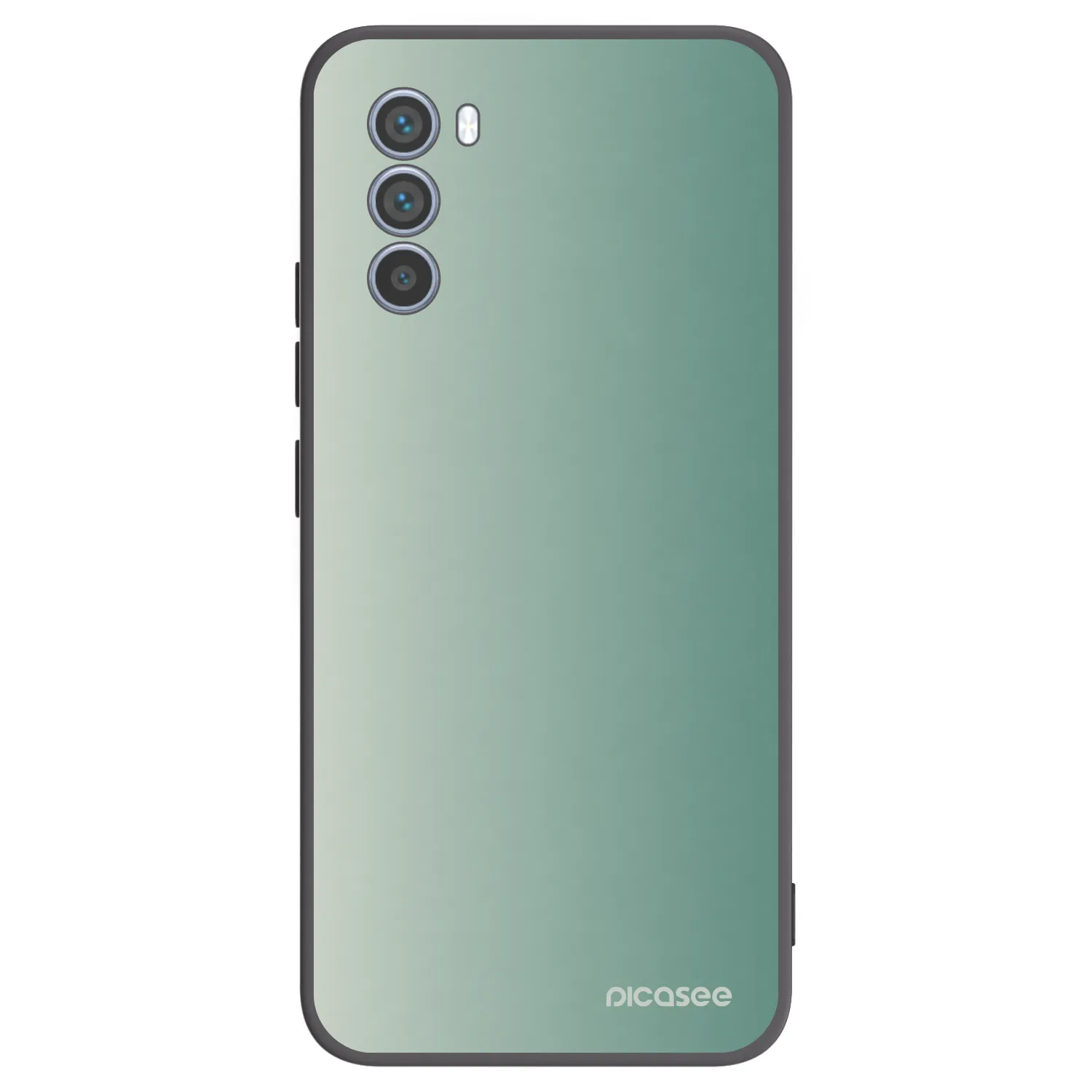Picasee silikónový čierny obal pre Motorola Moto G62 - Misty Sage