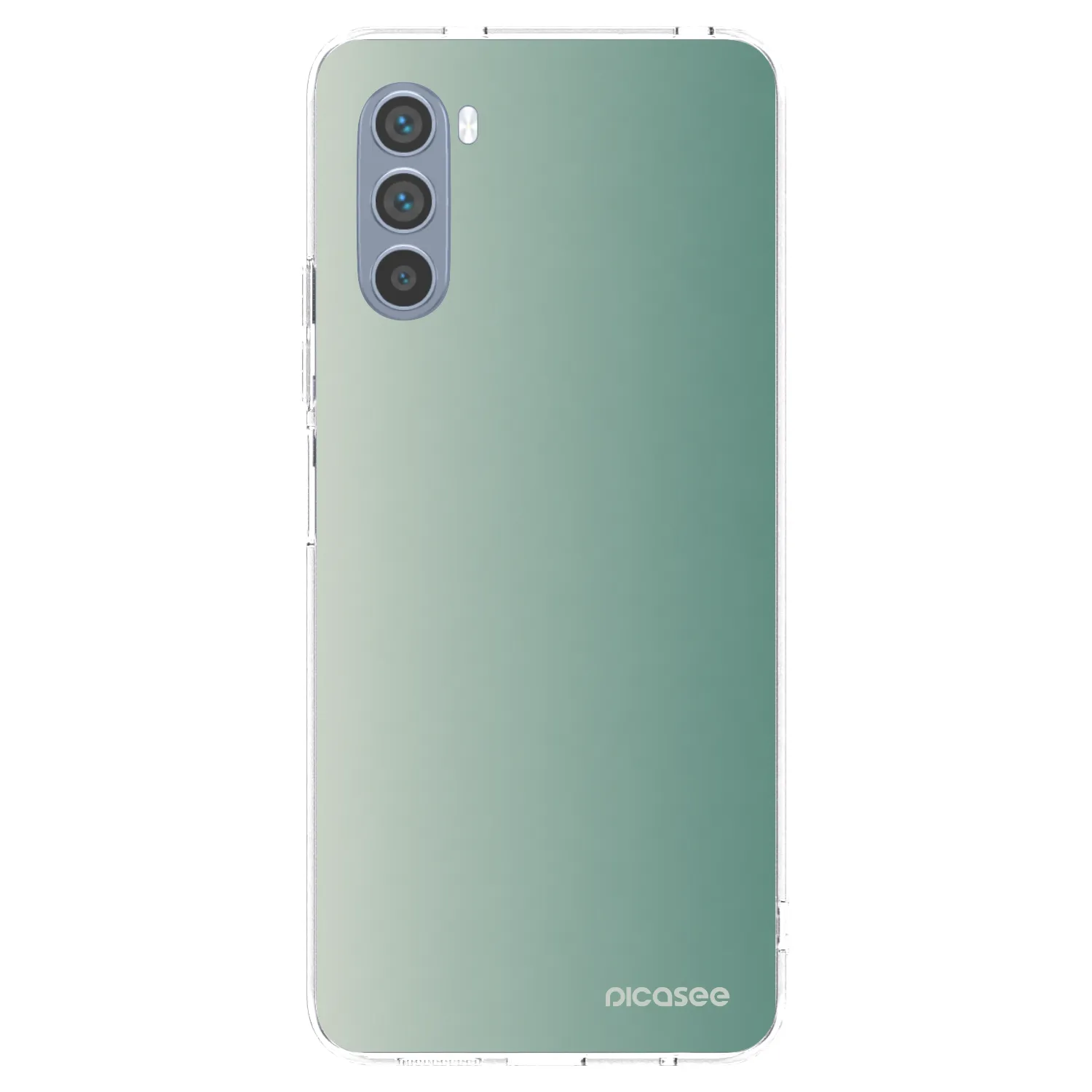 Picasee silikónový prehľadný obal pre Motorola Moto G62 - Misty Sage