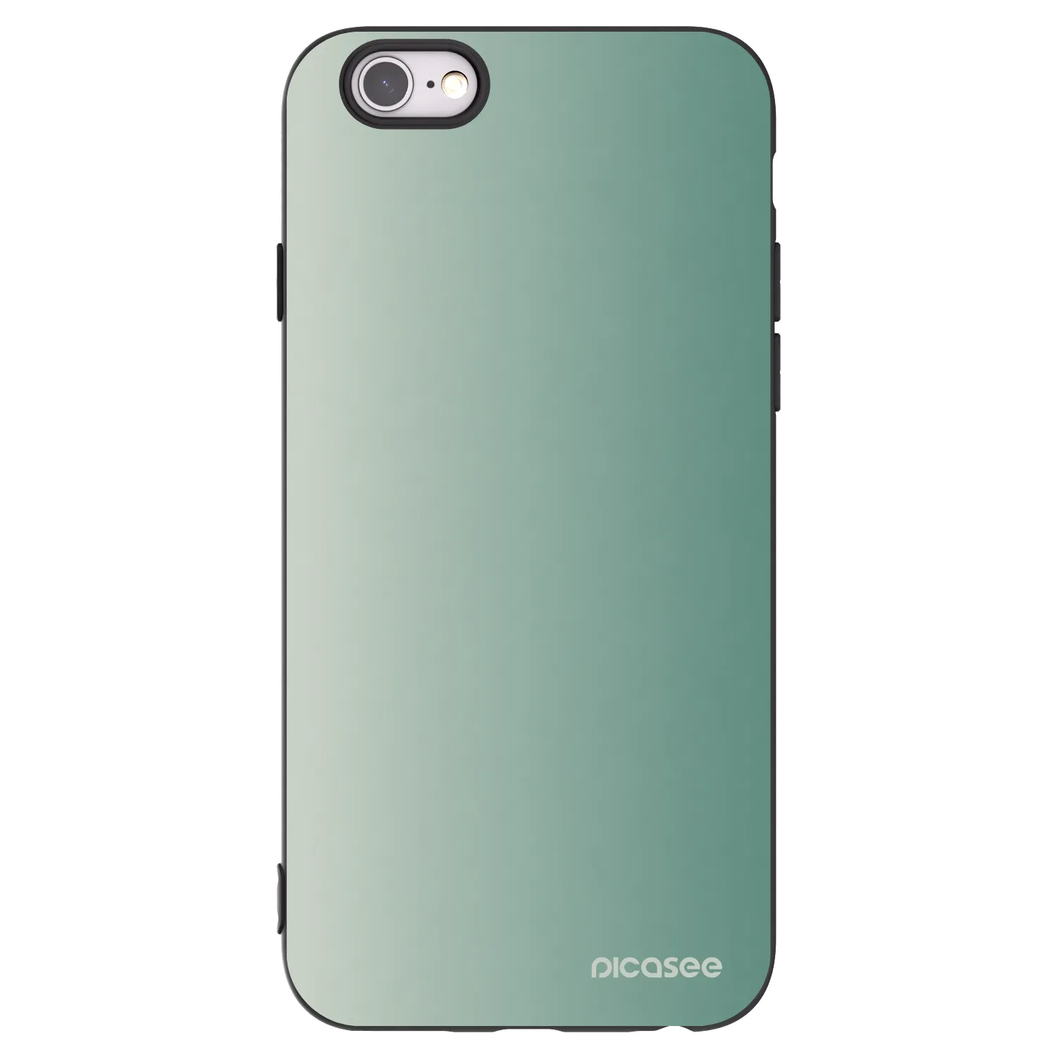 Picasee silikónový čierny obal pre Apple iPhone 6/6S - Misty Sage