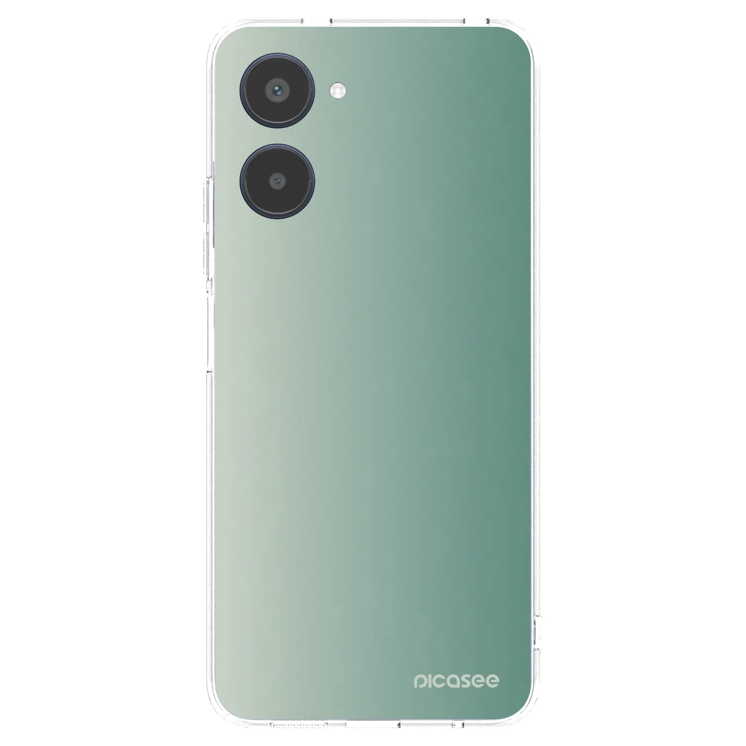 Picasee silikónový prehľadný obal pre Realme 10 4G - Misty Sage