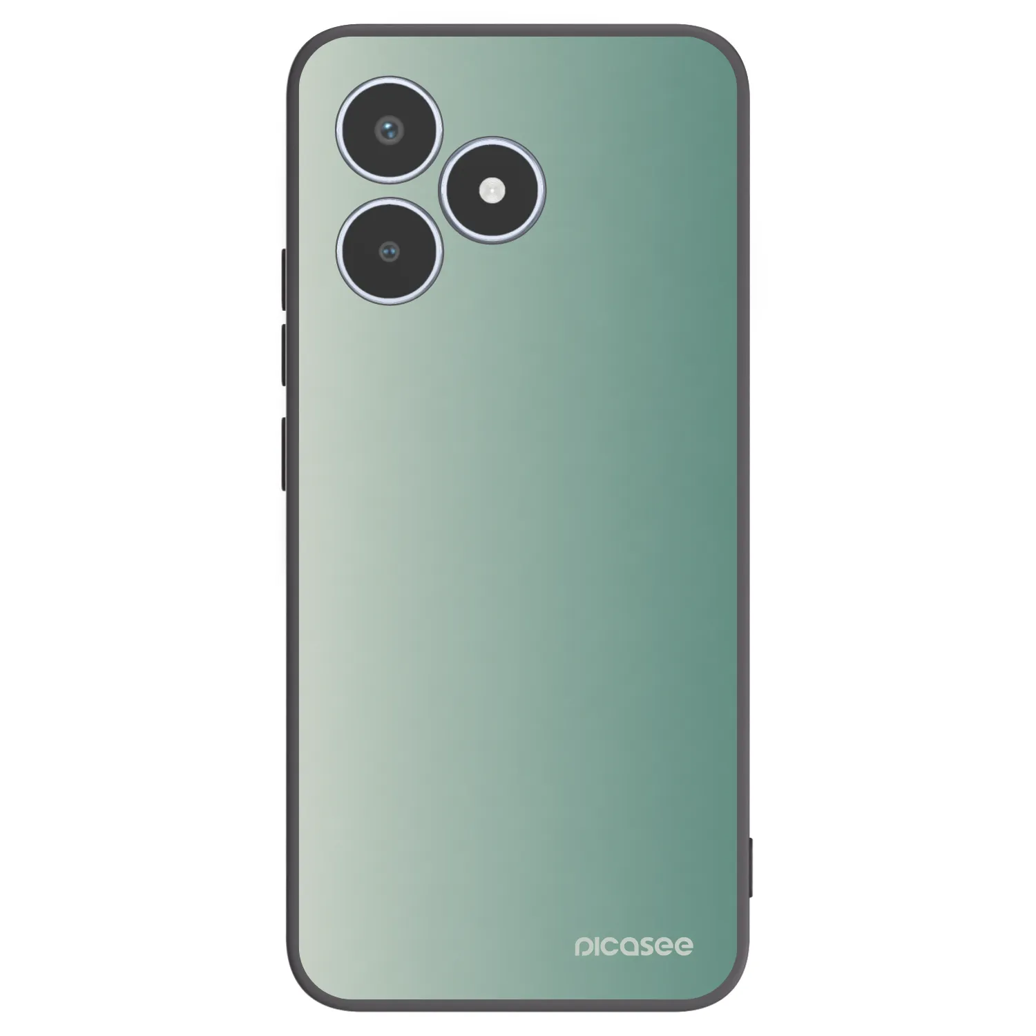 Picasee silikónový čierny obal pre Realme C53 - Misty Sage