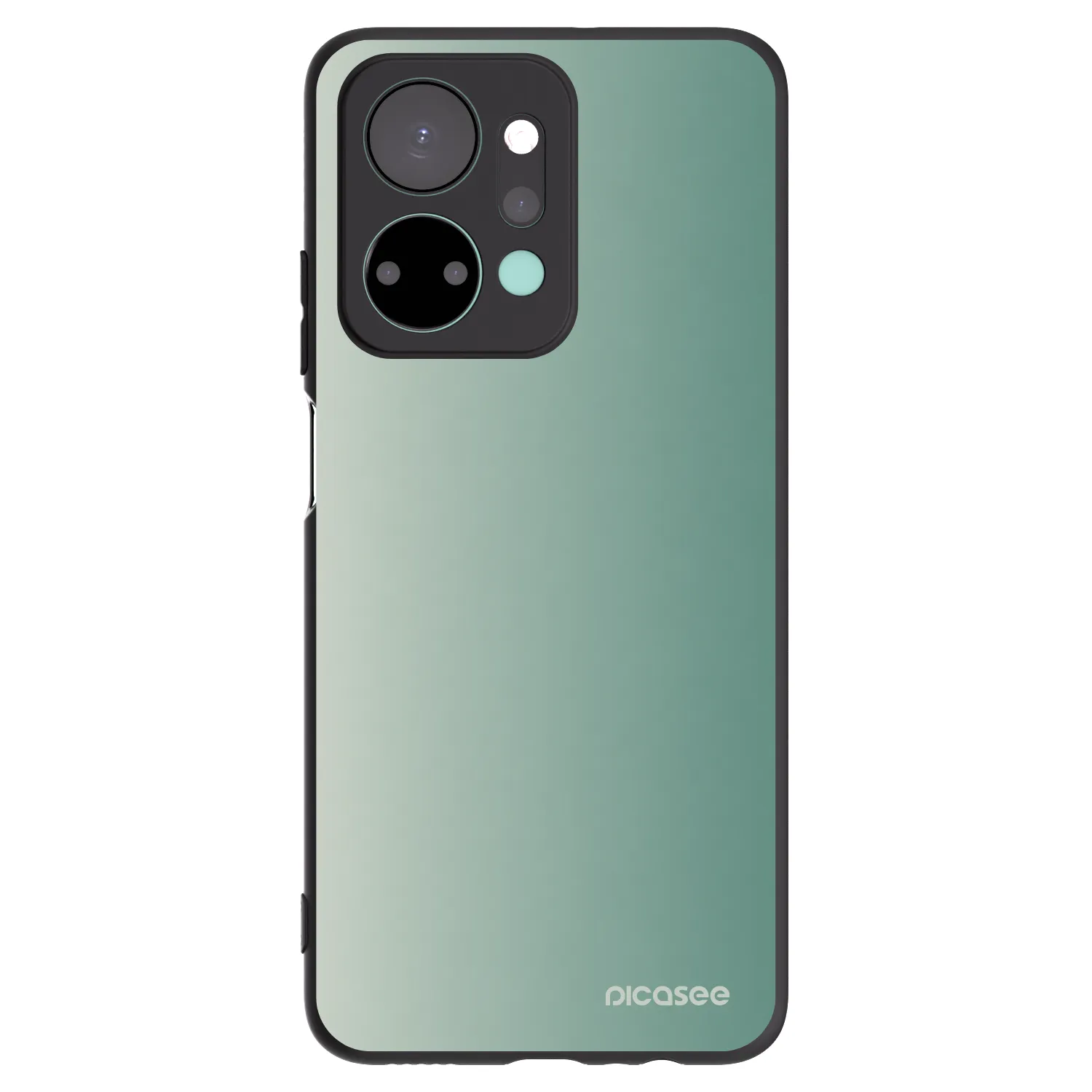 Picasee silikónový čierny obal pre Honor X7a - Misty Sage