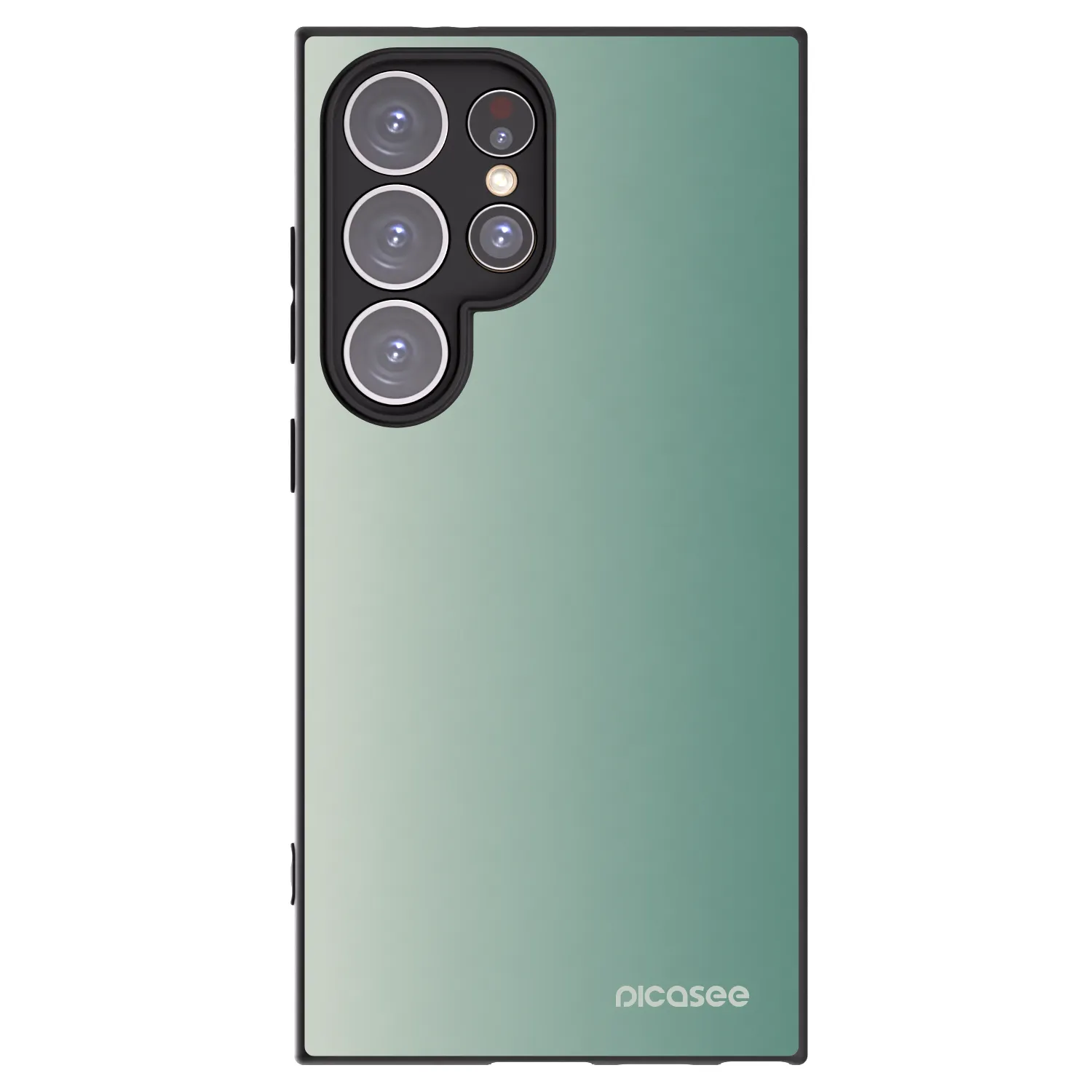 Picasee silikónový čierny obal pre Samsung Galaxy S24 Ultra S928B 5G - Misty Sage