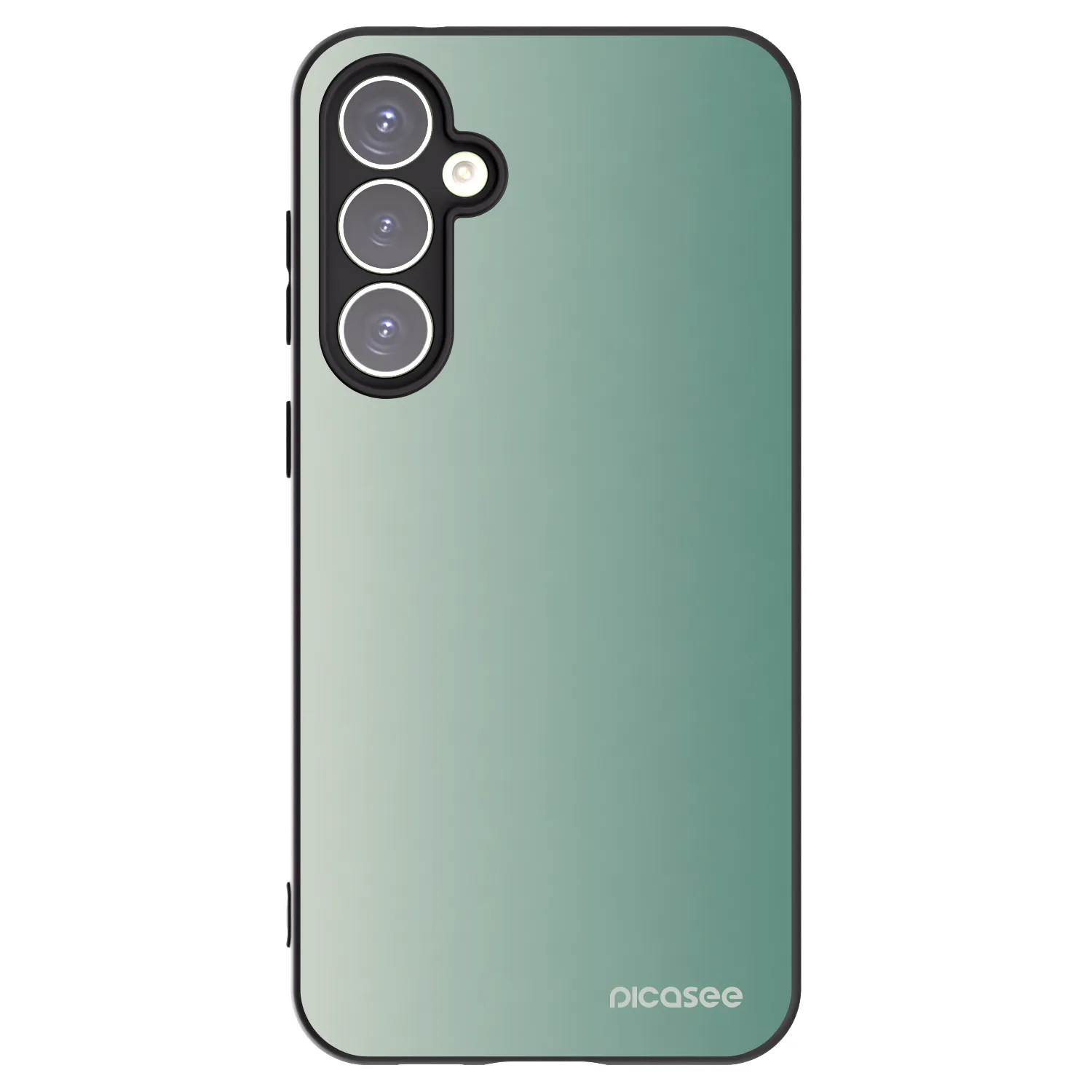 Picasee silikónový čierny obal pre Samsung Galaxy S23 FE S711B - Misty Sage