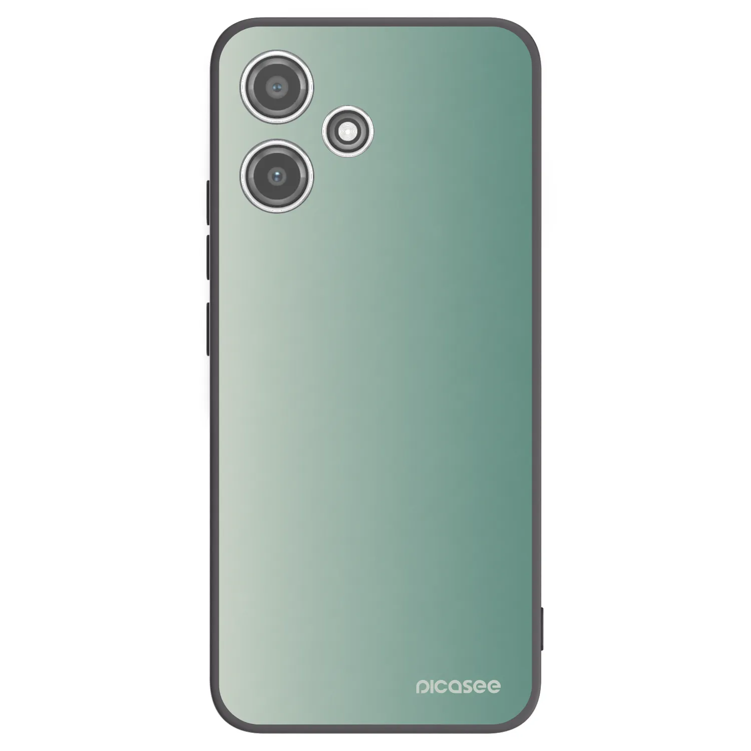 Picasee silikónový čierny obal pre Xiaomi Redmi 12 5G - Misty Sage