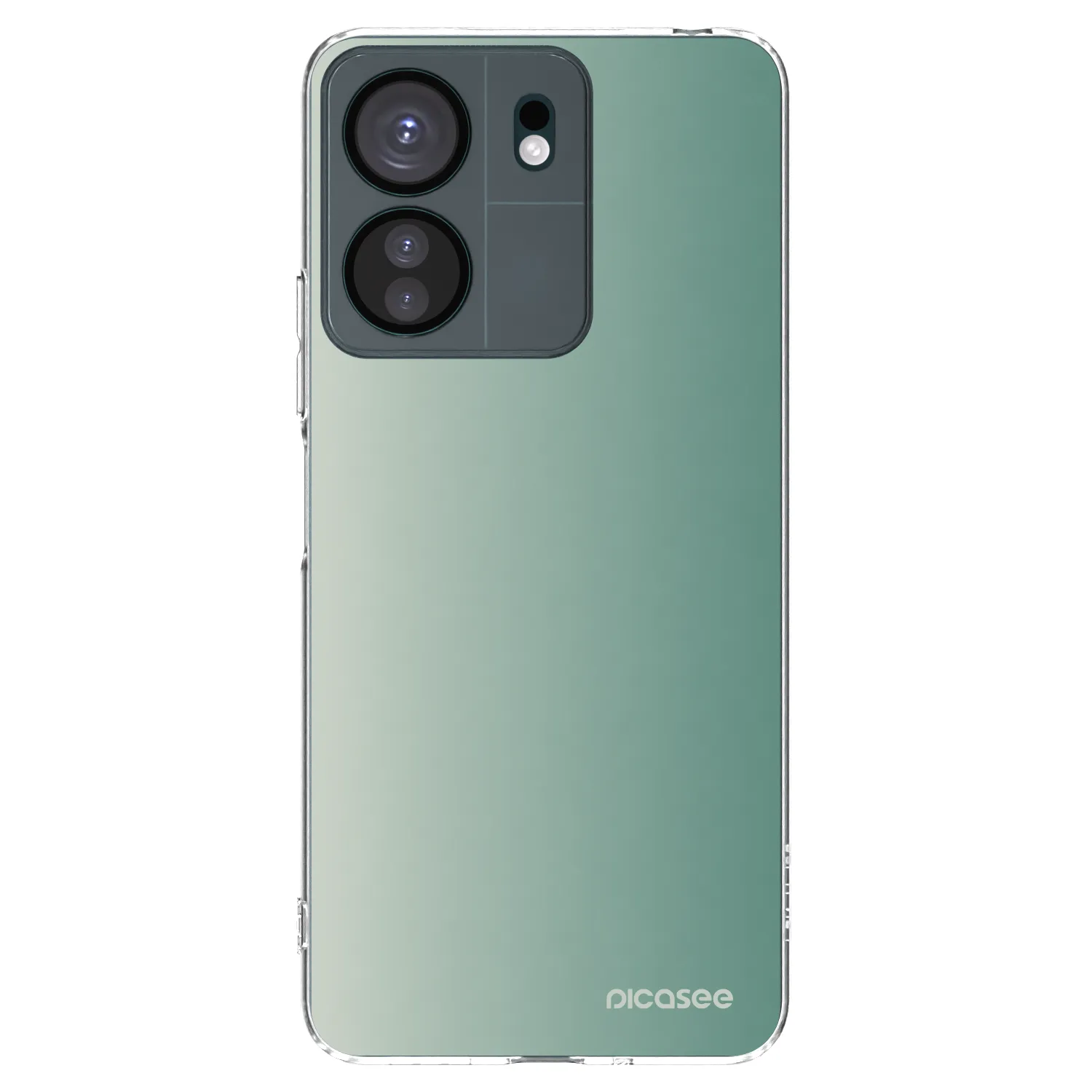 Picasee silikónový prehľadný obal pre Xiaomi Redmi 13C 4G - Misty Sage