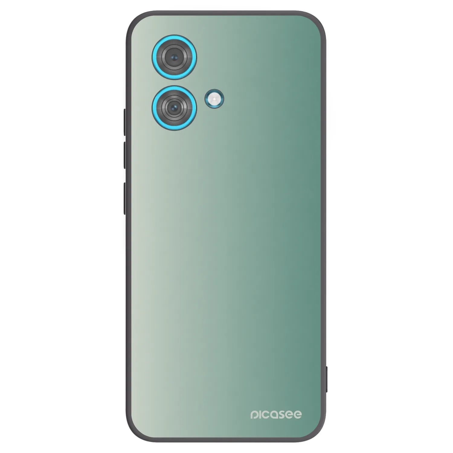 Picasee silikónový čierny obal pre Motorola Edge 40 Neo - Misty Sage