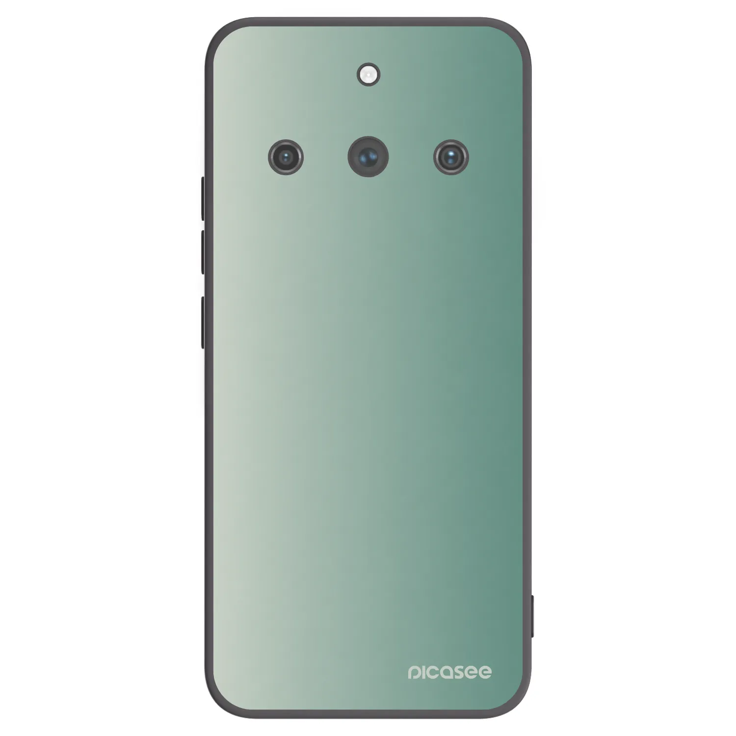 Picasee silikónový čierny obal pre Realme 11 Pro+ - Misty Sage