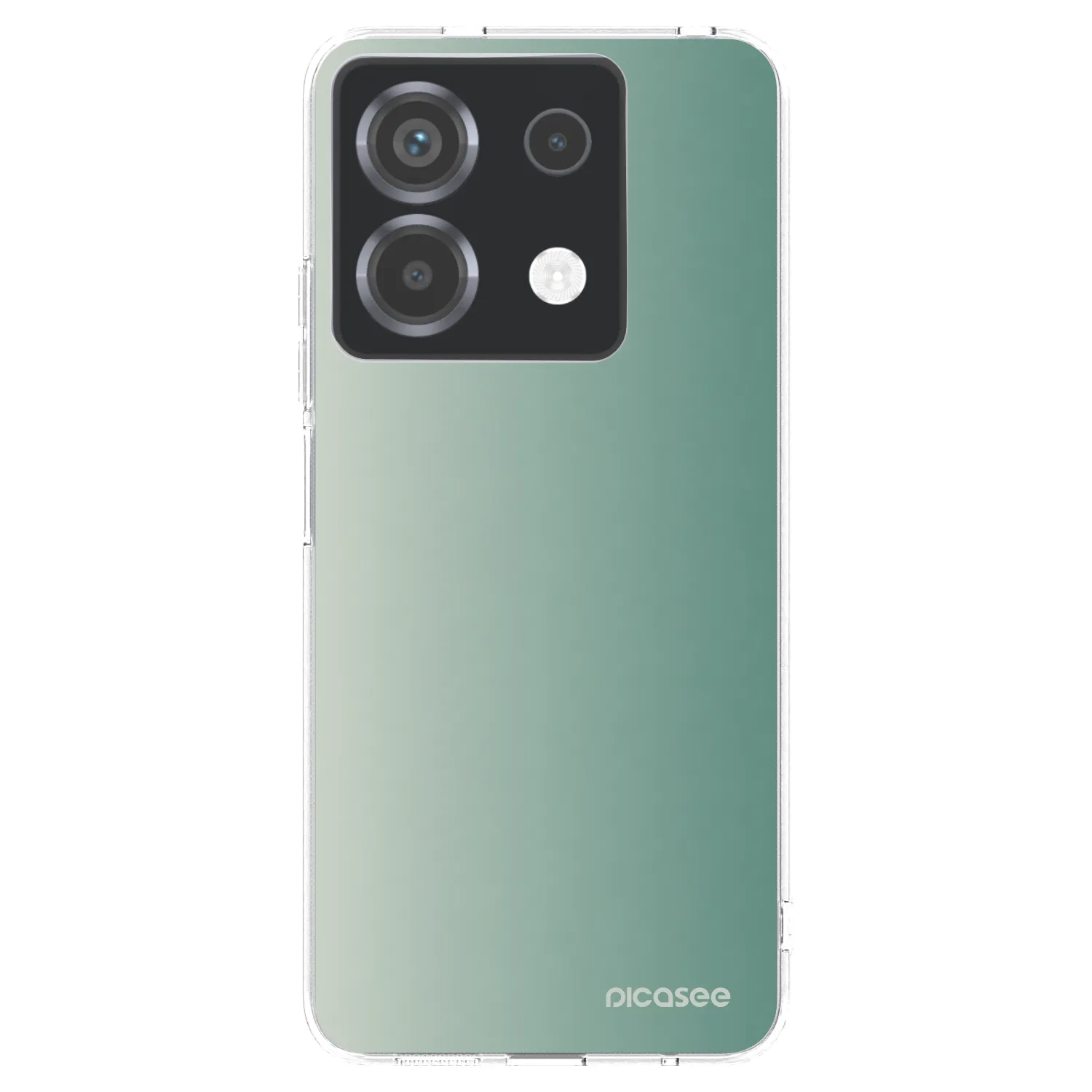 Picasee silikónový prehľadný obal pre Xiaomi Poco X6 - Misty Sage