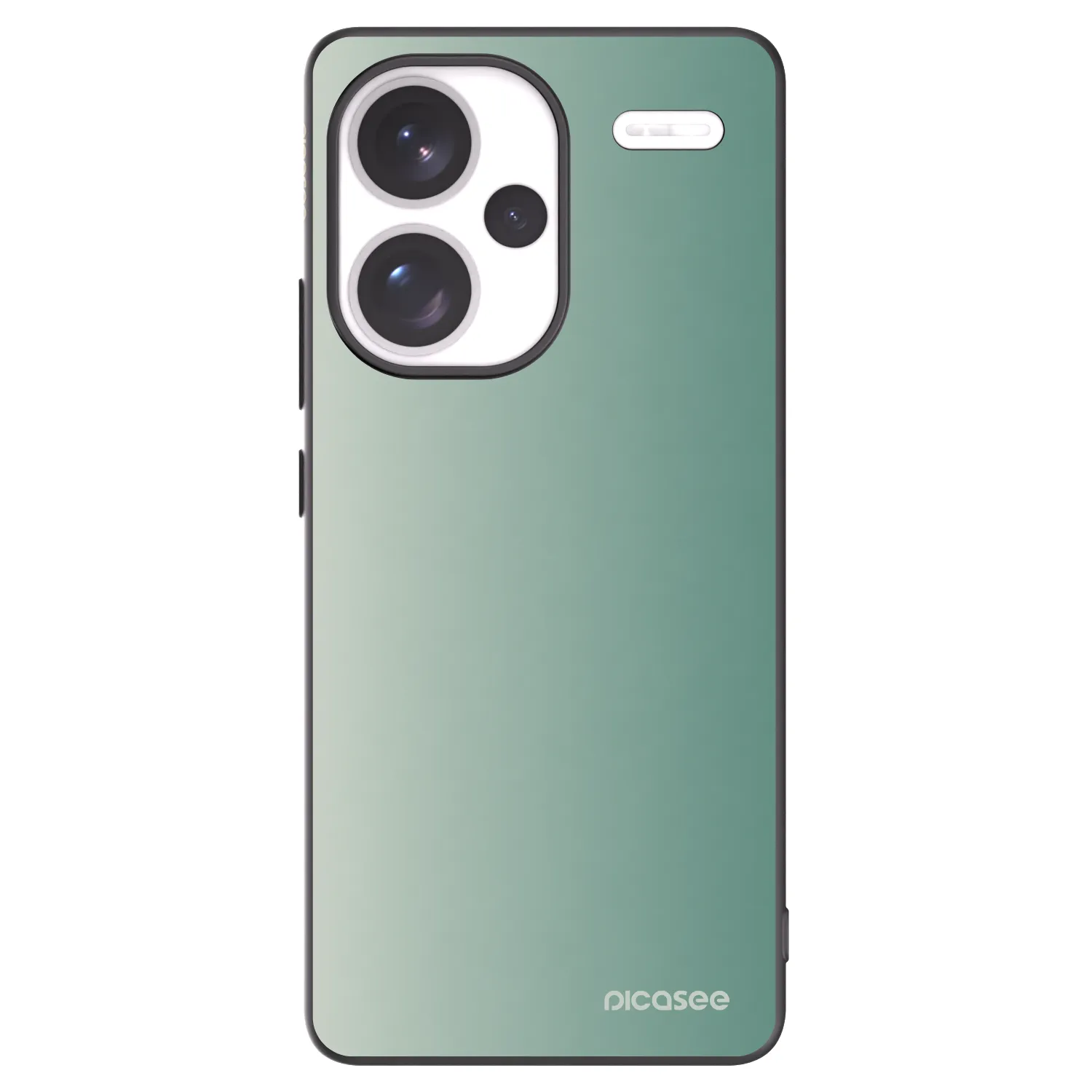 Picasee silikónový čierny obal pre Xiaomi Redmi Note 13 Pro+ 5G - Misty Sage