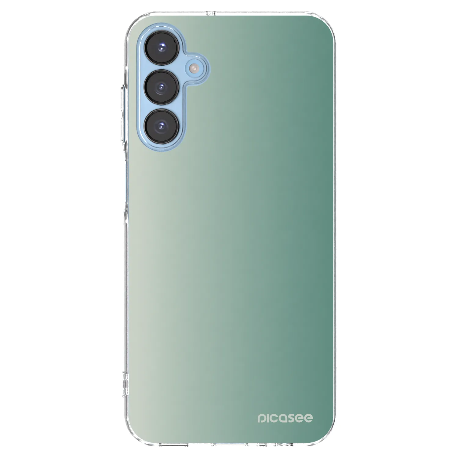 Picasee silikónový prehľadný obal pre Samsung Galaxy A15 A156B 5G - Misty Sage