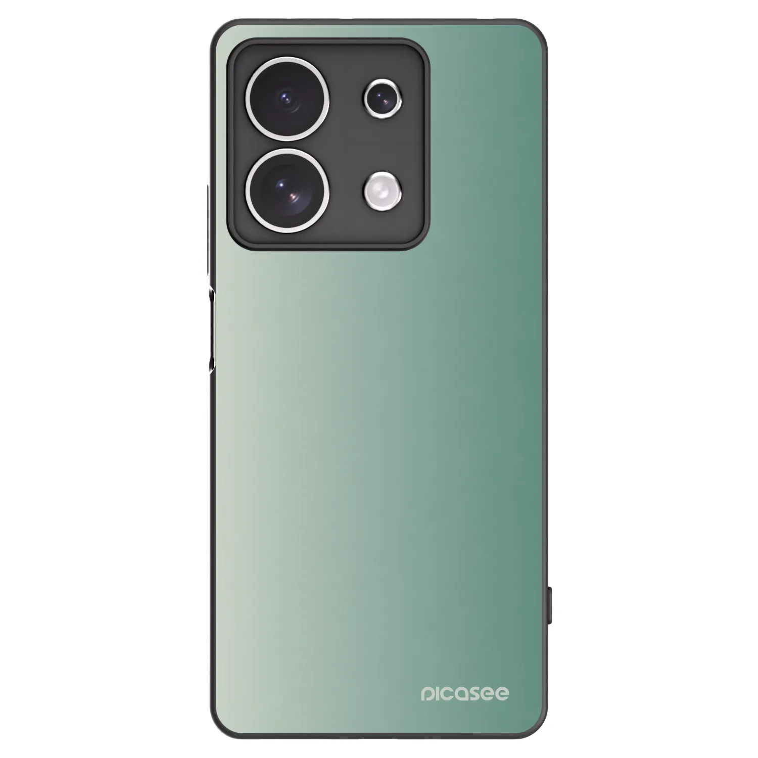 Picasee silikónový čierny obal pre Xiaomi Redmi Note 13 4G - Misty Sage