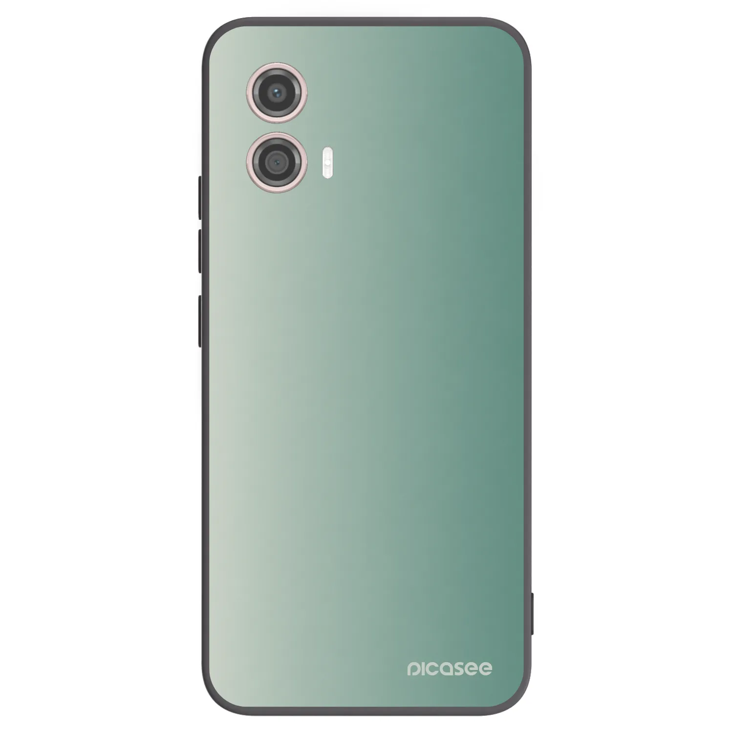 Picasee silikónový čierny obal pre Motorola Moto G53 5G - Misty Sage