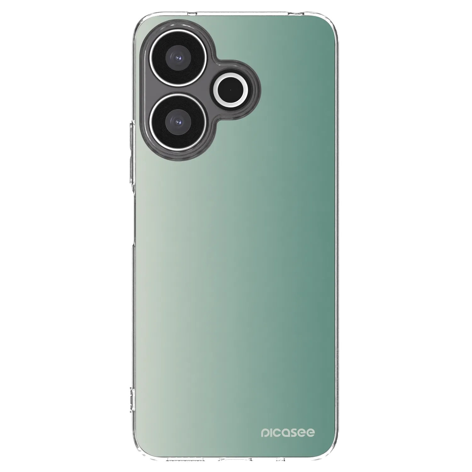 Picasee silikónový prehľadný obal pre Xiaomi Redmi 13 4G - Misty Sage