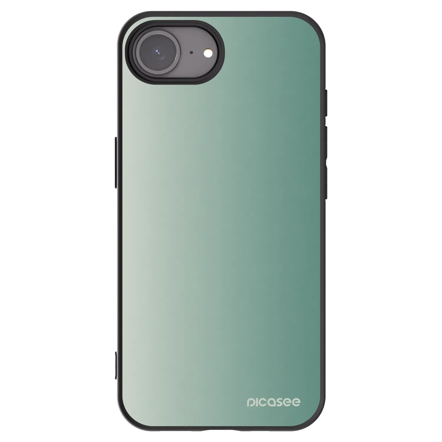Picasee silikónový čierny obal pre Apple iPhone 16e - Misty Sage