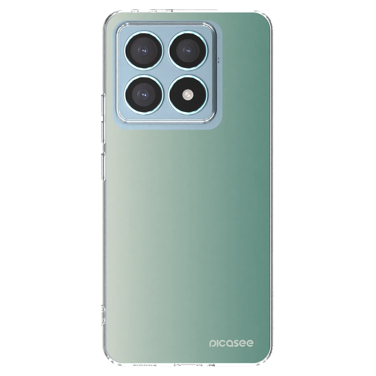Picasee silikónový prehľadný obal pre Xiaomi 14T Pro - Misty Sage