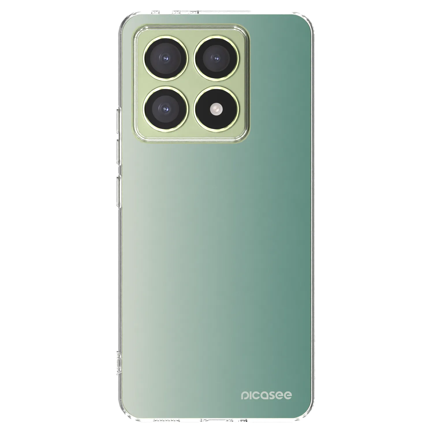 Picasee silikónový prehľadný obal pre Xiaomi 14T - Misty Sage