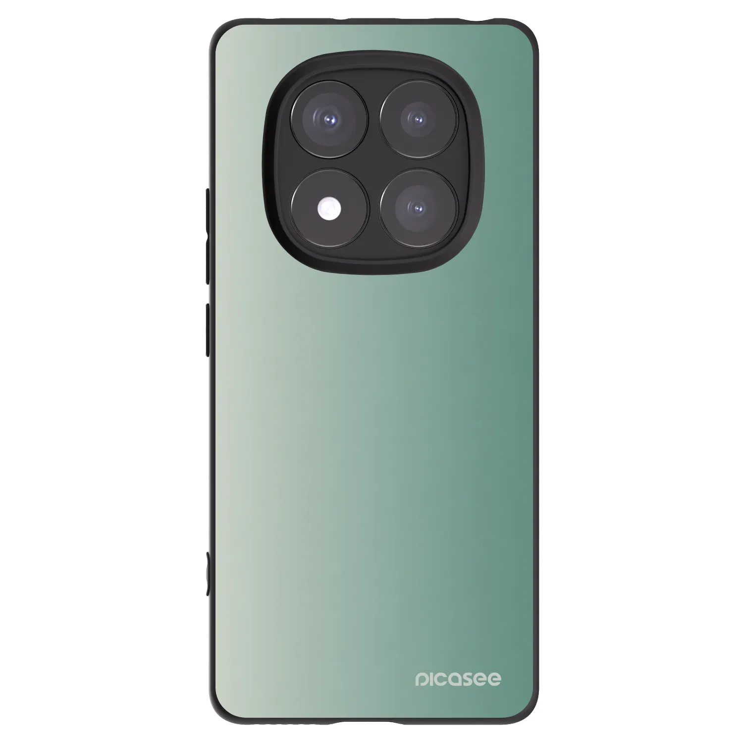 Picasee silikónový čierny obal pre Xiaomi Redmi Note 14 Pro+ 5G - Misty Sage