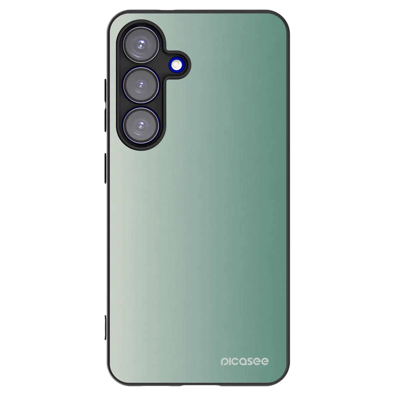 Picasee silikónový čierny obal pre Samsung Galaxy S25 5G - Misty Sage