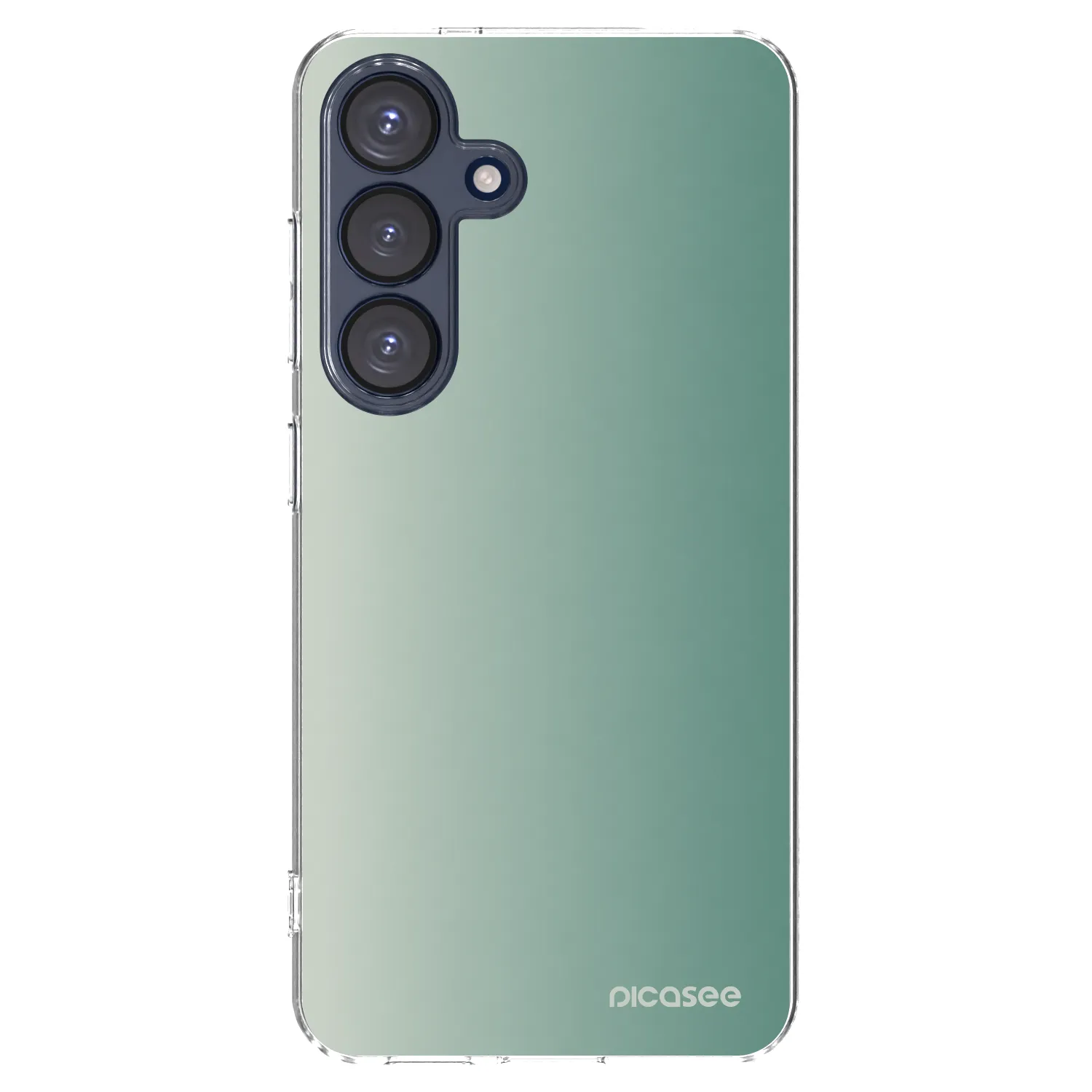 Picasee silikónový prehľadný obal pre Samsung Galaxy S25 5G - Misty Sage