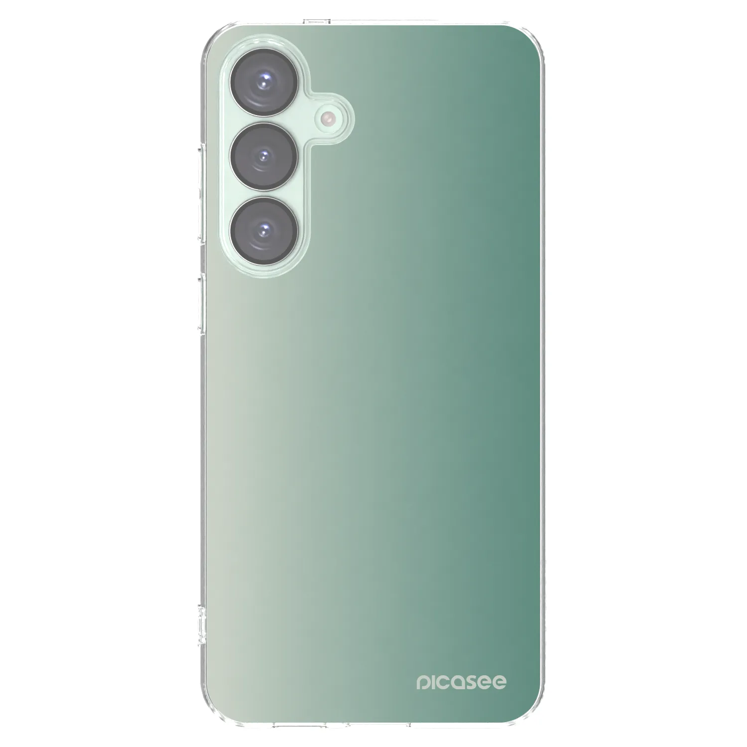 Picasee silikónový prehľadný obal pre Samsung Galaxy S25+ 5G - Misty Sage