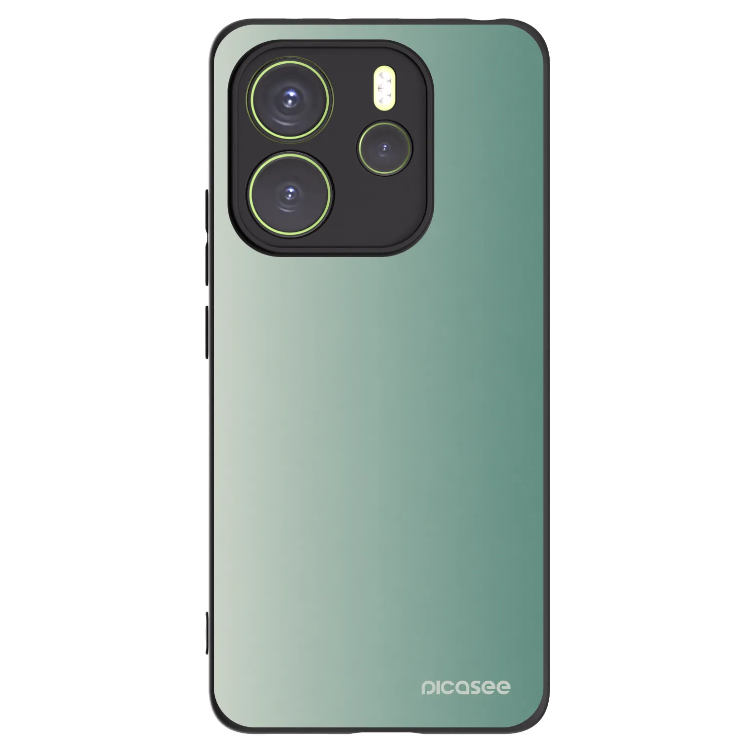 Picasee silikónový čierny obal pre Xiaomi Redmi Note 14 4G - Misty Sage