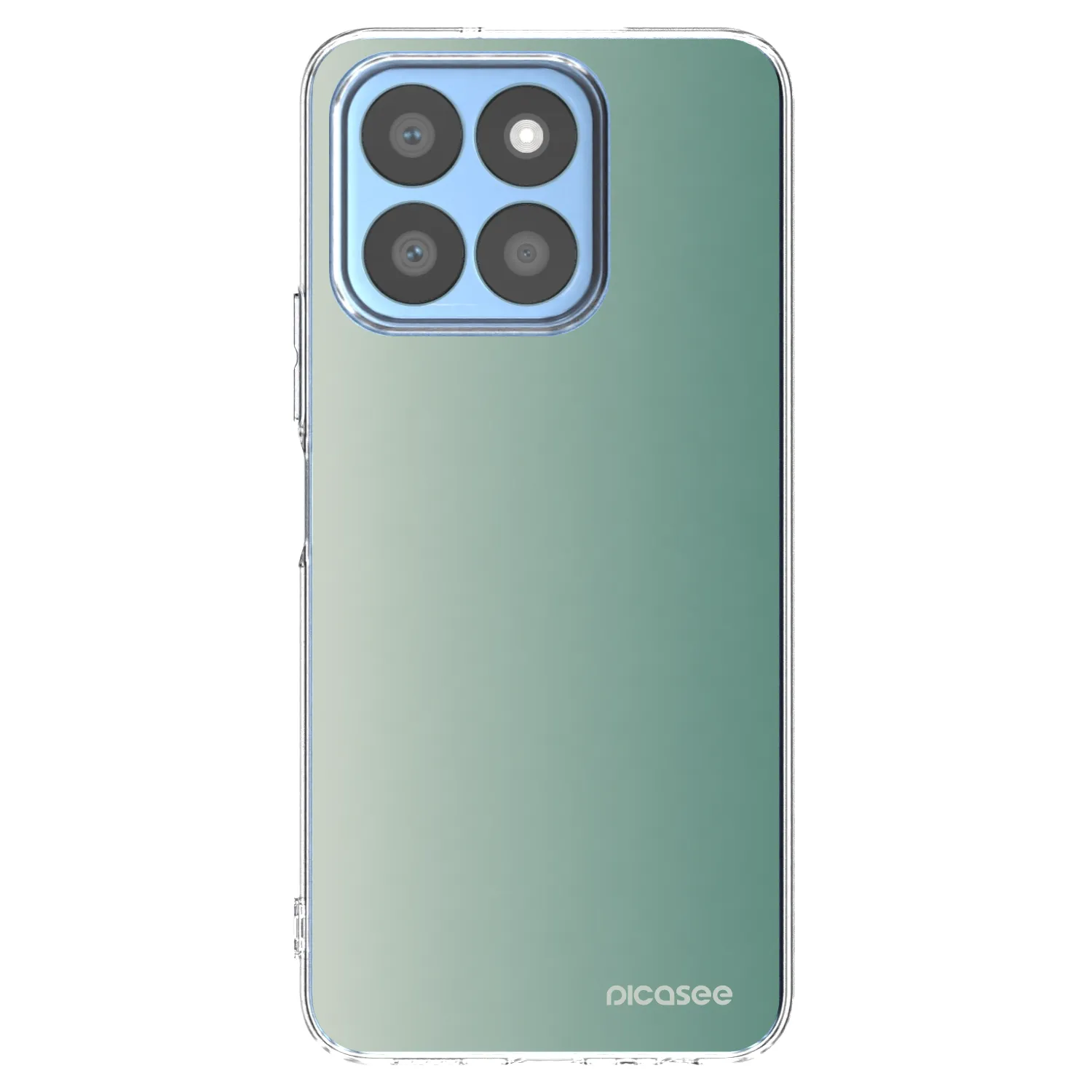 Picasee silikónový prehľadný obal pre Honor X8c - Misty Sage