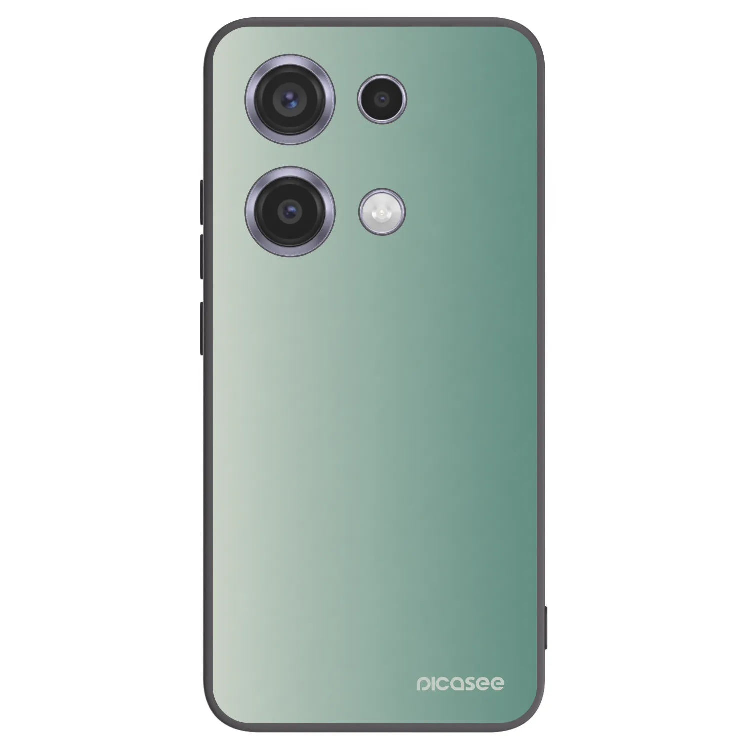 Picasee silikónový čierny obal pre Xiaomi Redmi Note 14S - Misty Sage