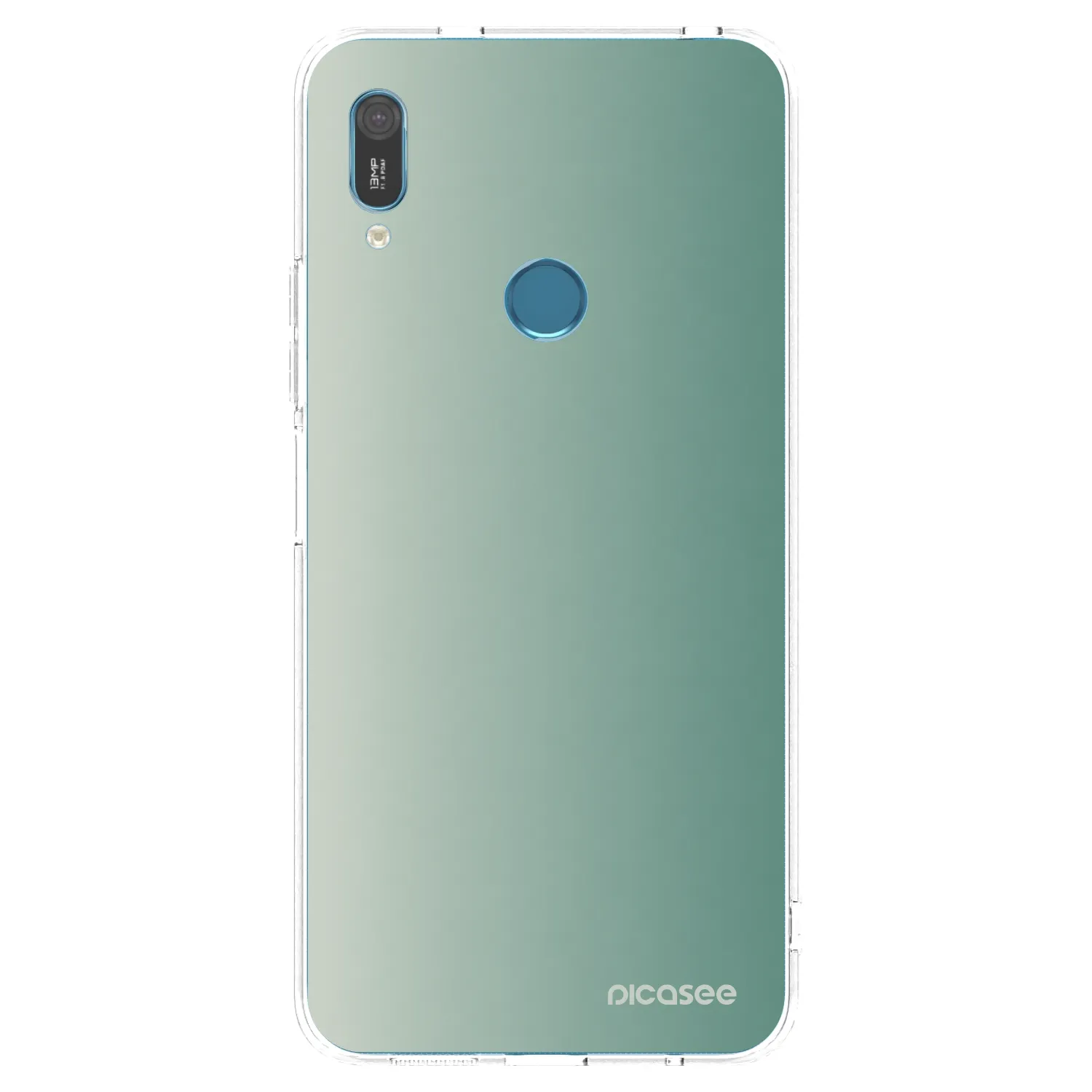 Picasee silikónový prehľadný obal pre Huawei Y6 2019 - Misty Sage
